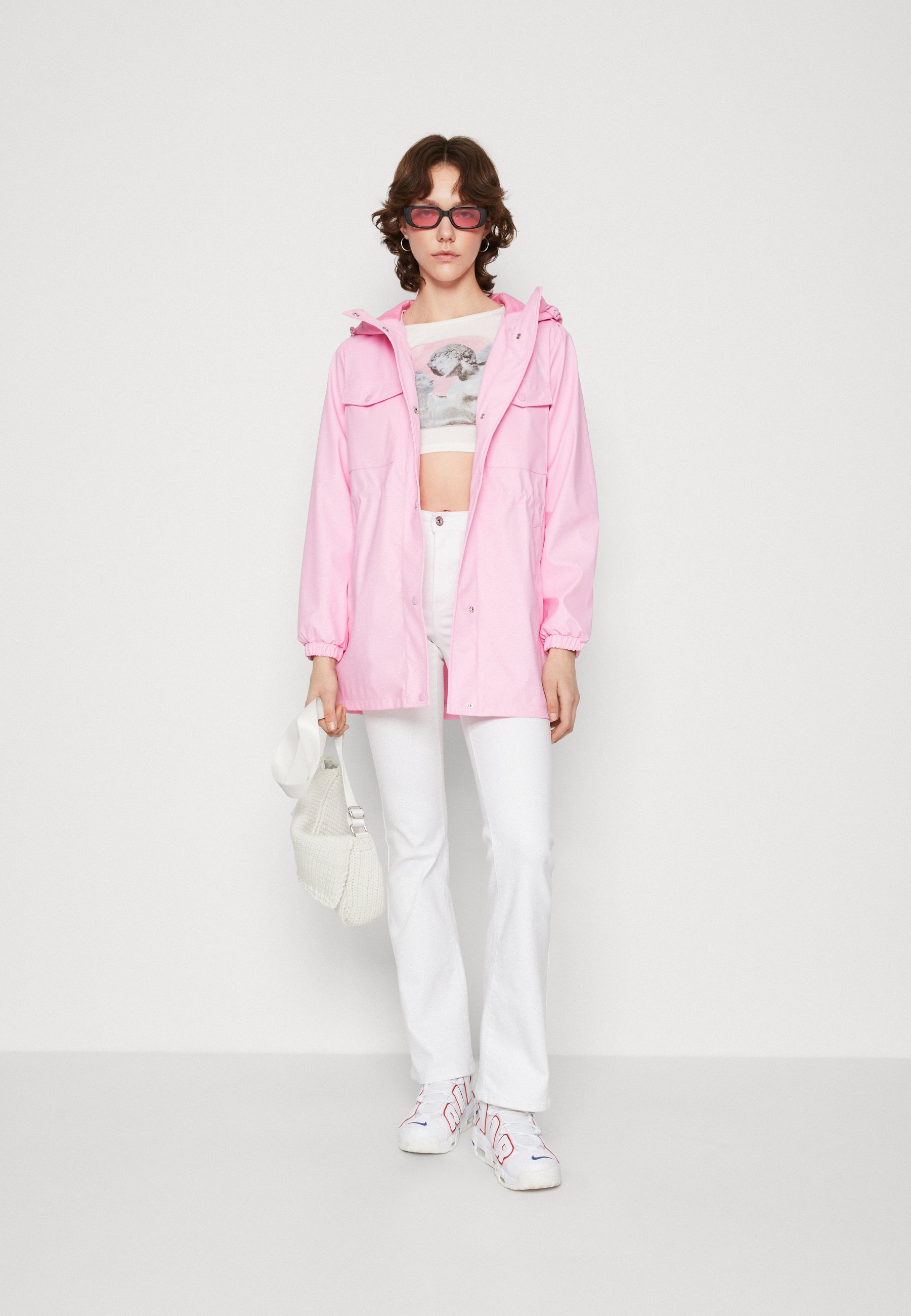 ONLY ONLRENE RAINCOAT - Parka - bonbon/pink
