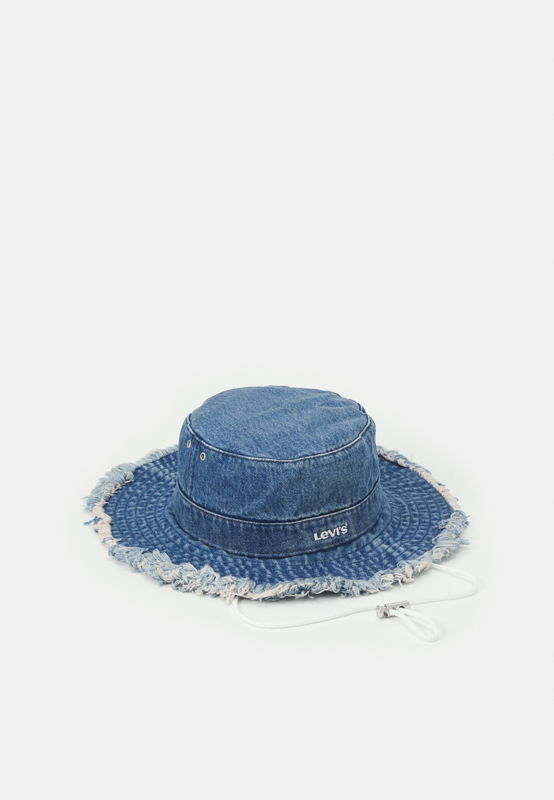 Levi's® DRAWSTRING BUCKET HAT UNISEX - Hat - jeans blue/blue denim