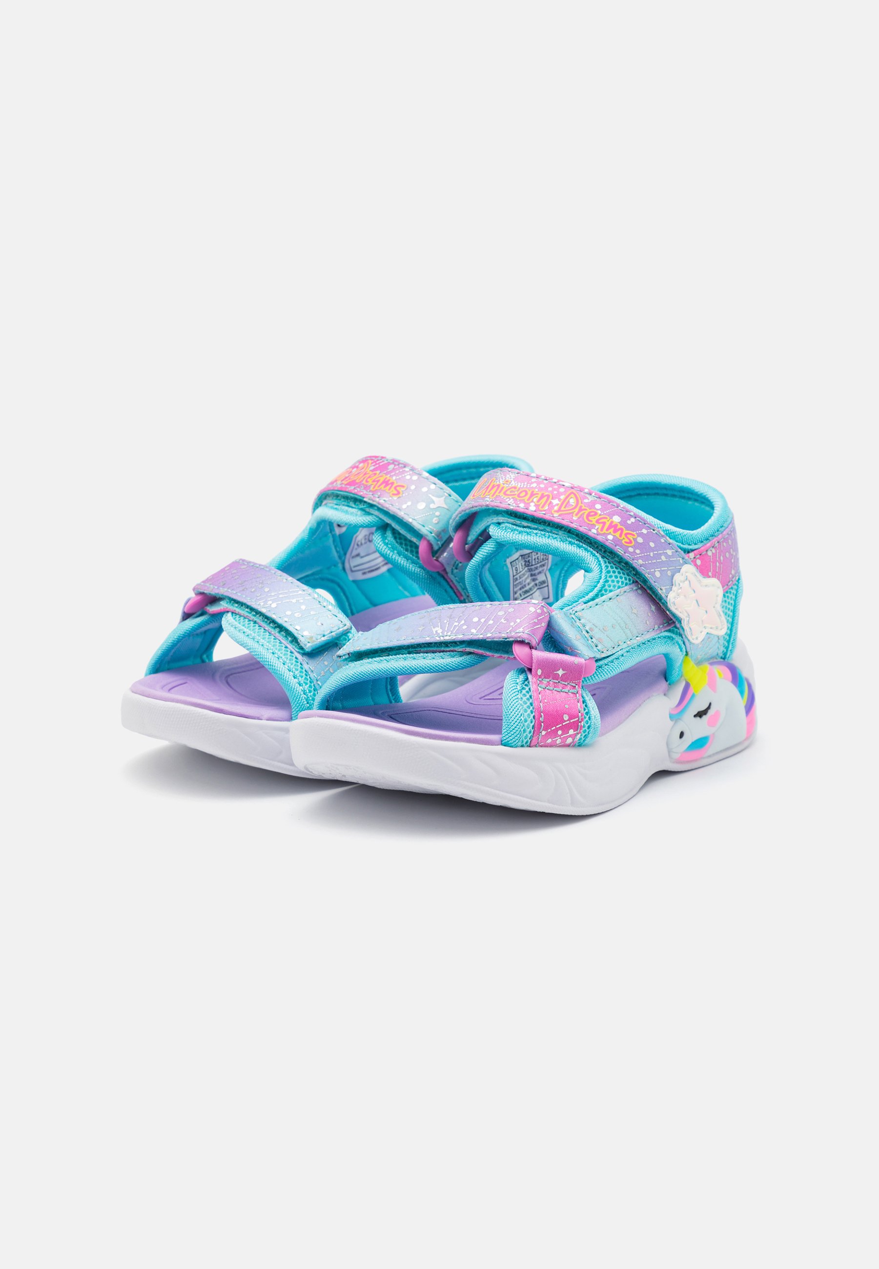 Skechers UNICORN DREAMS  - Sandals - purple/multi-coloured/purple