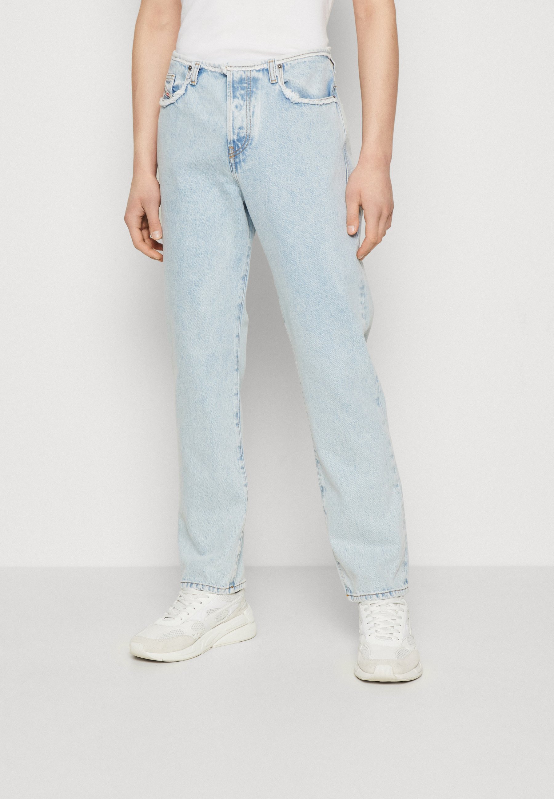 Diesel D-PEND - Straight leg jeans - denim/light-blue denim