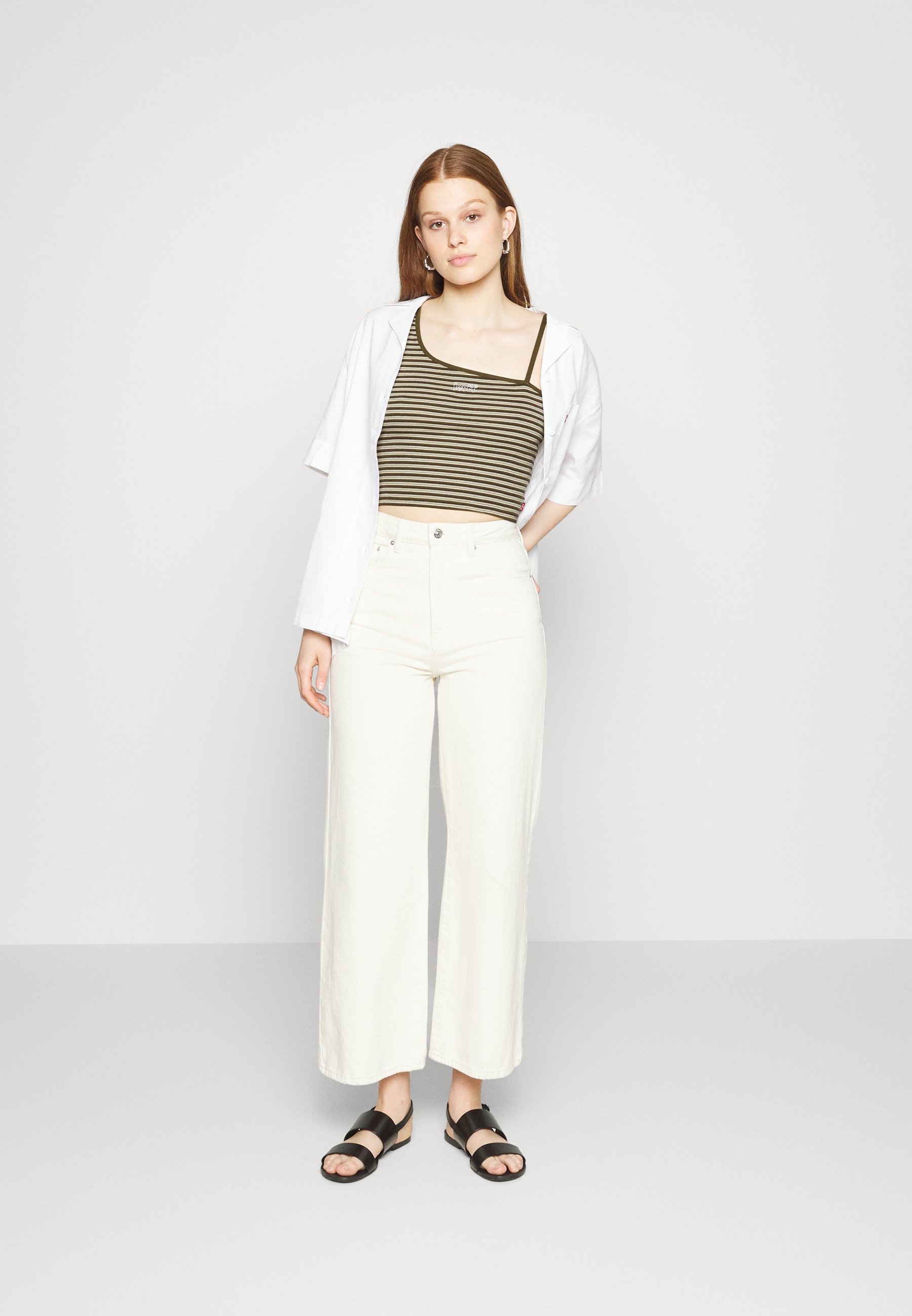 Levi's® HOOP TANK - Top - dark olive/green