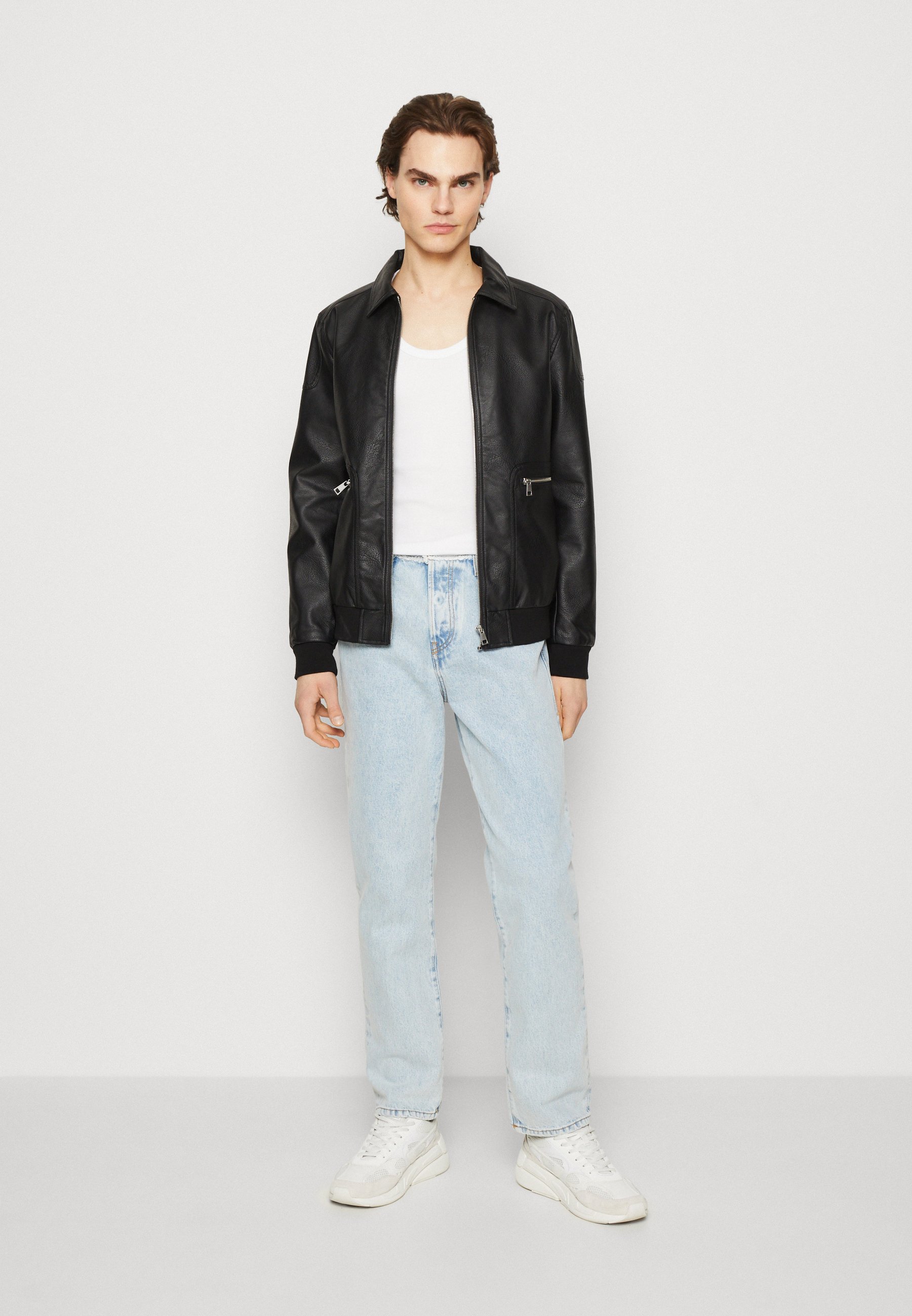 Diesel D-PEND - Straight leg jeans - denim/light-blue denim