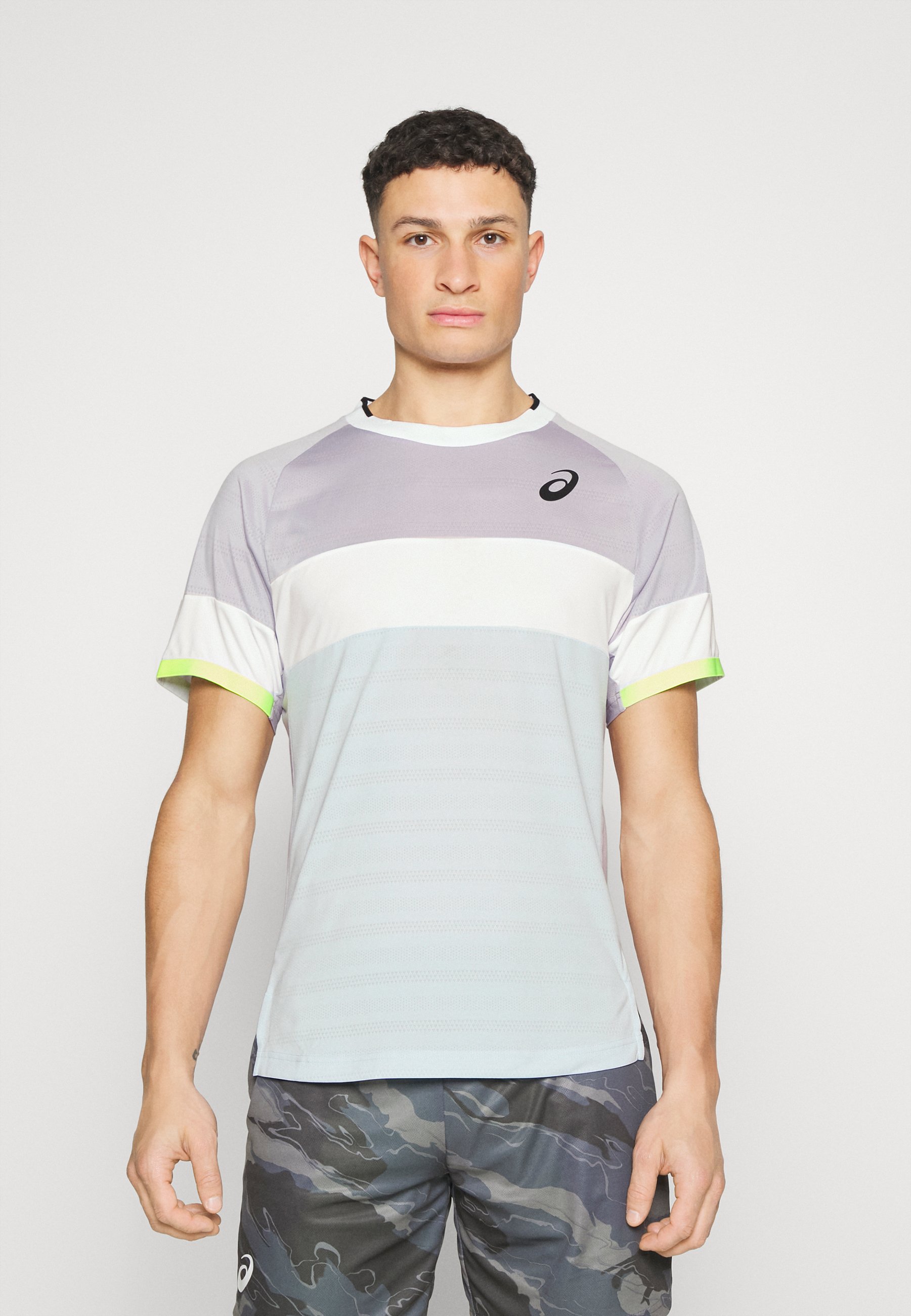 ASICS MEN MATCH - Sports T-shirt - dusk violet/soft sky/lilac
