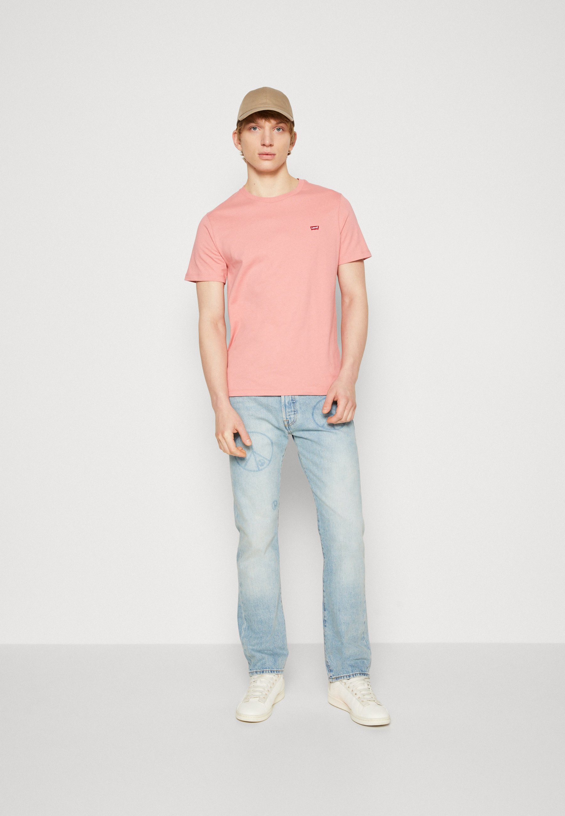 Levi's® ORIGINAL TEE - Basic T-shirt - mauveglow/red