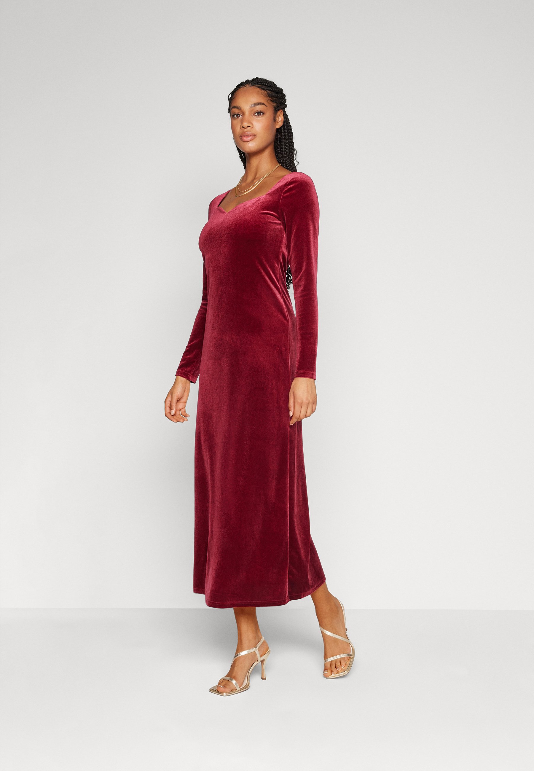 ONLY ONLSCARLET DRESS - Cocktail dress / Party dress - cabernet/dark red