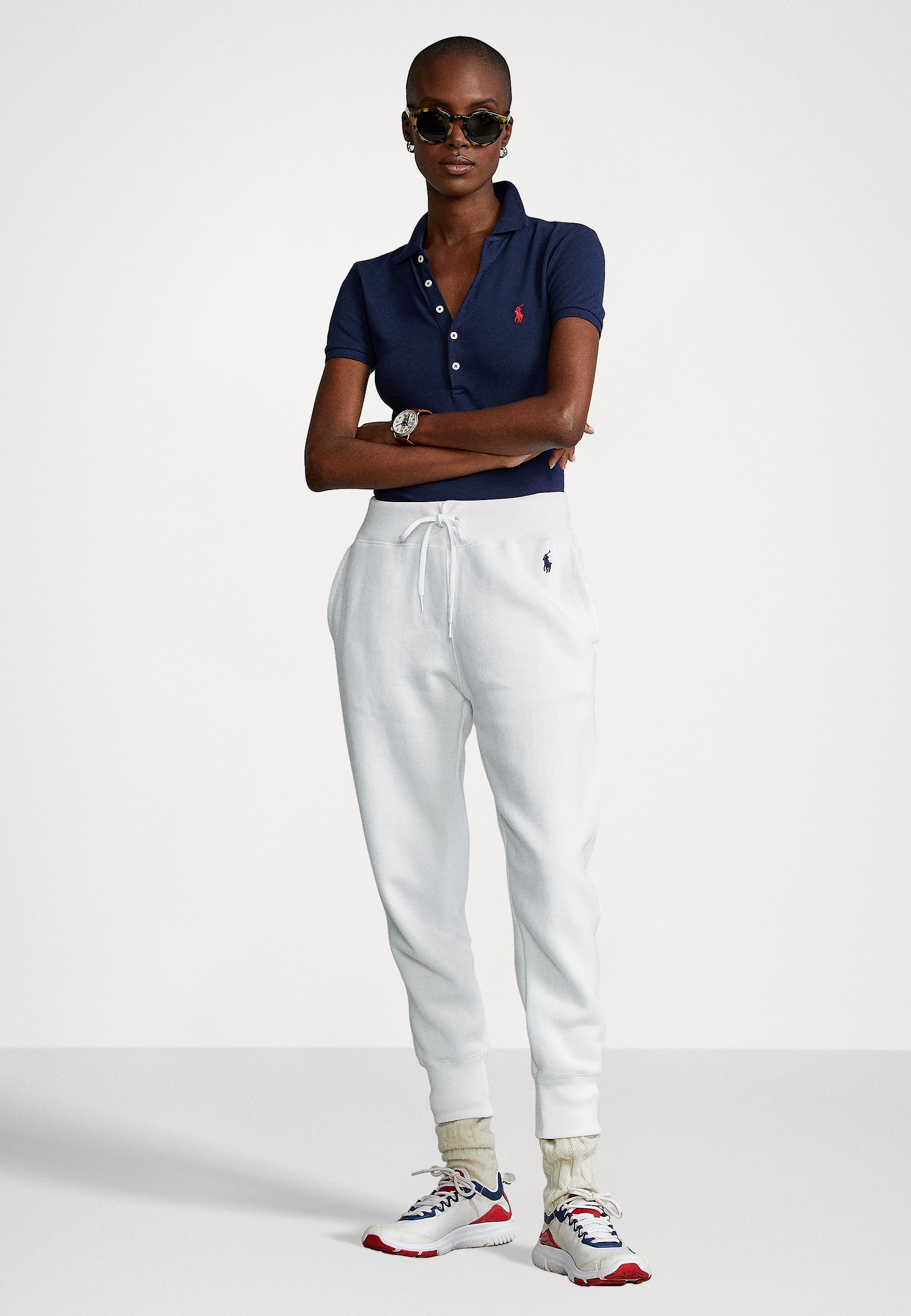 Polo Ralph Lauren PANT - Tracksuit bottoms - white