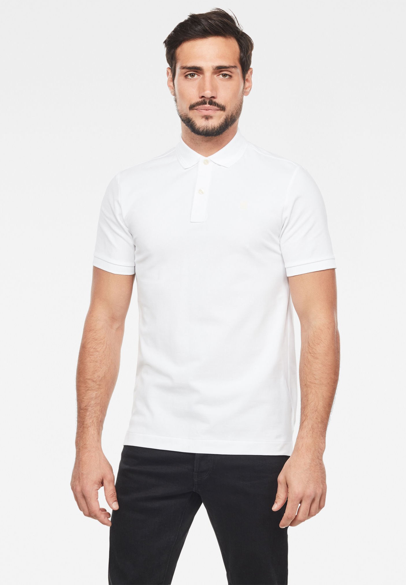 G-Star DUNDA SLIM - Polo shirt - white