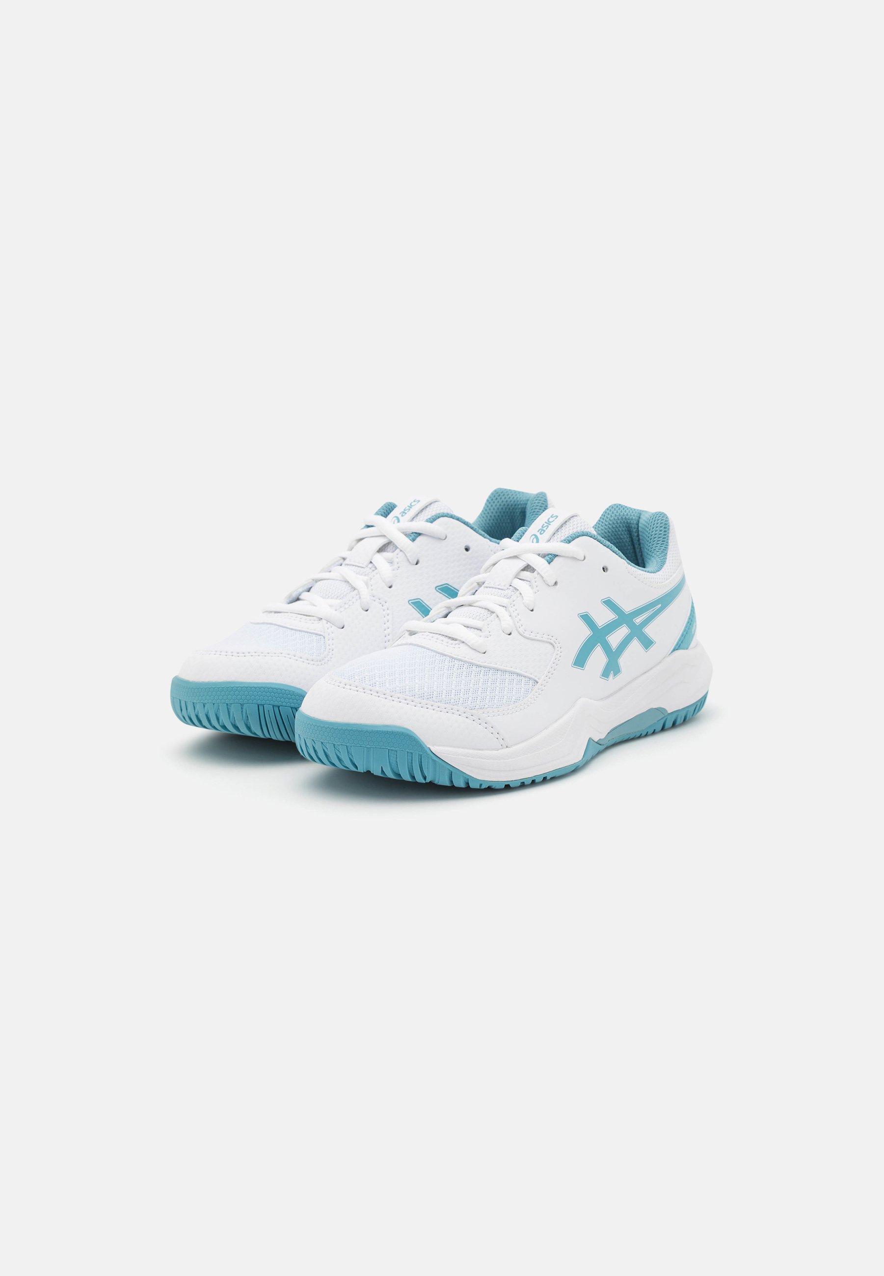 ASICS GEL-DEDICATE 8 GS UNISEX  - Multicourt tennis shoes - white/gris blue/white