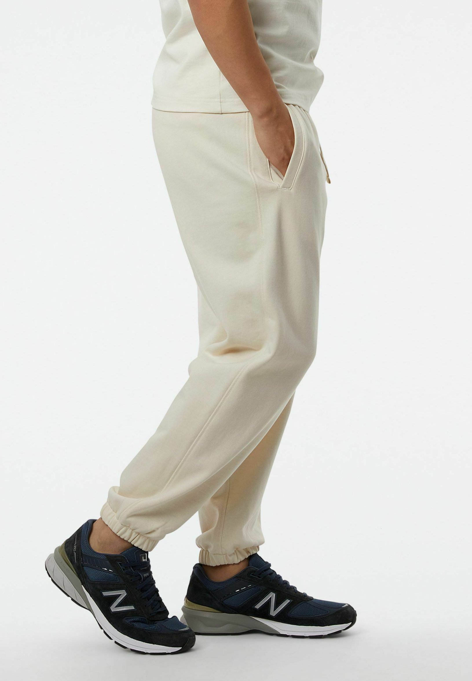 NB ATHLETICS NATURE STATE - Tracksuit bottoms - greige/beige