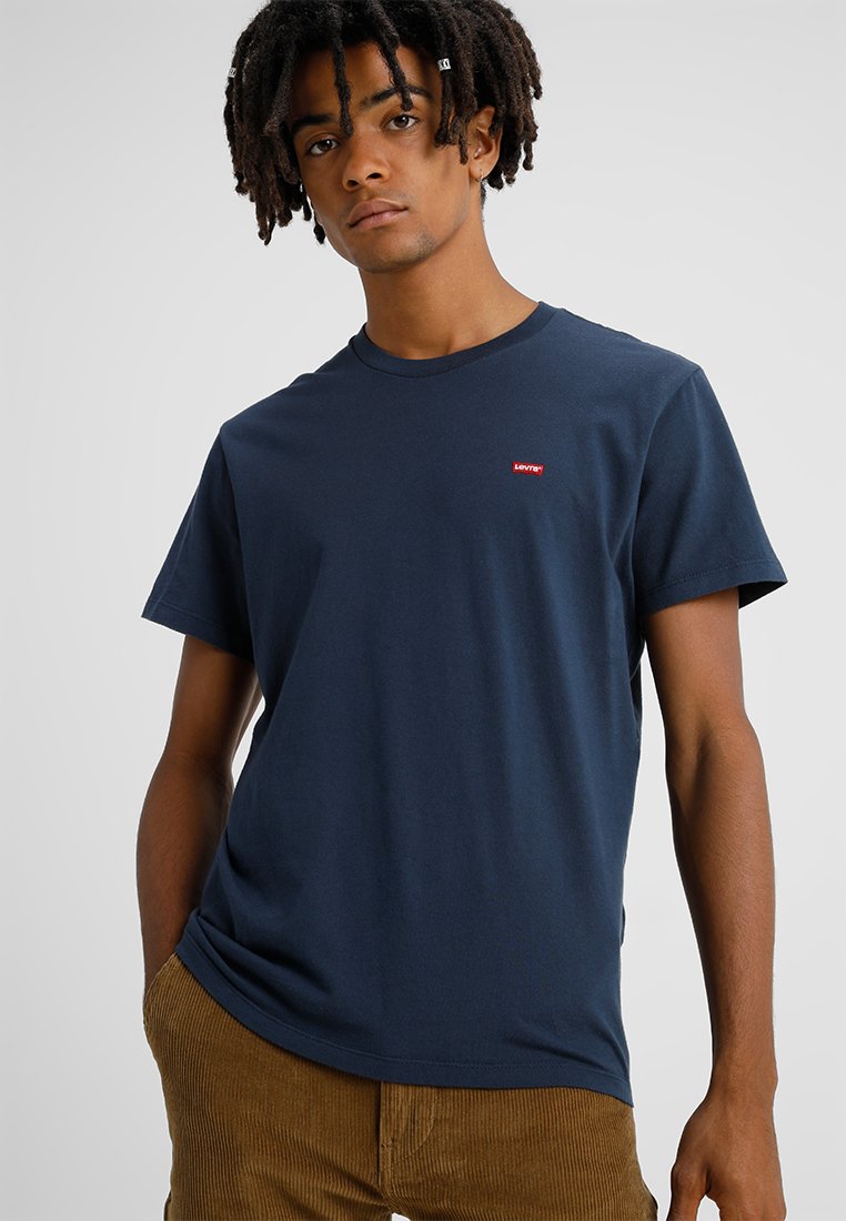Levi's® ORIGINAL  - Print T-shirt - dress blues/dark blue