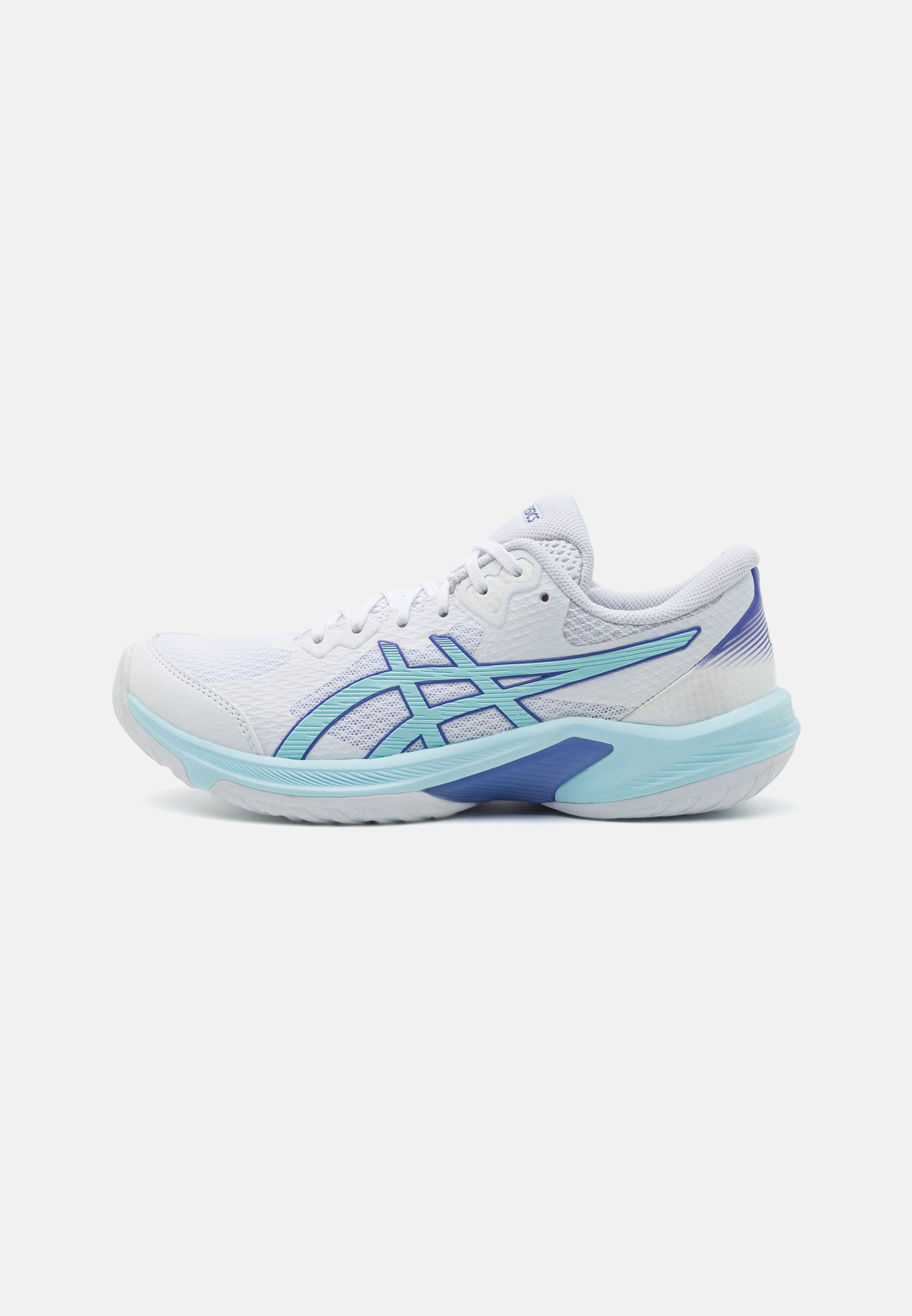 ASICS BEYOND FF - Volleyball shoes - white/aquamarine/white