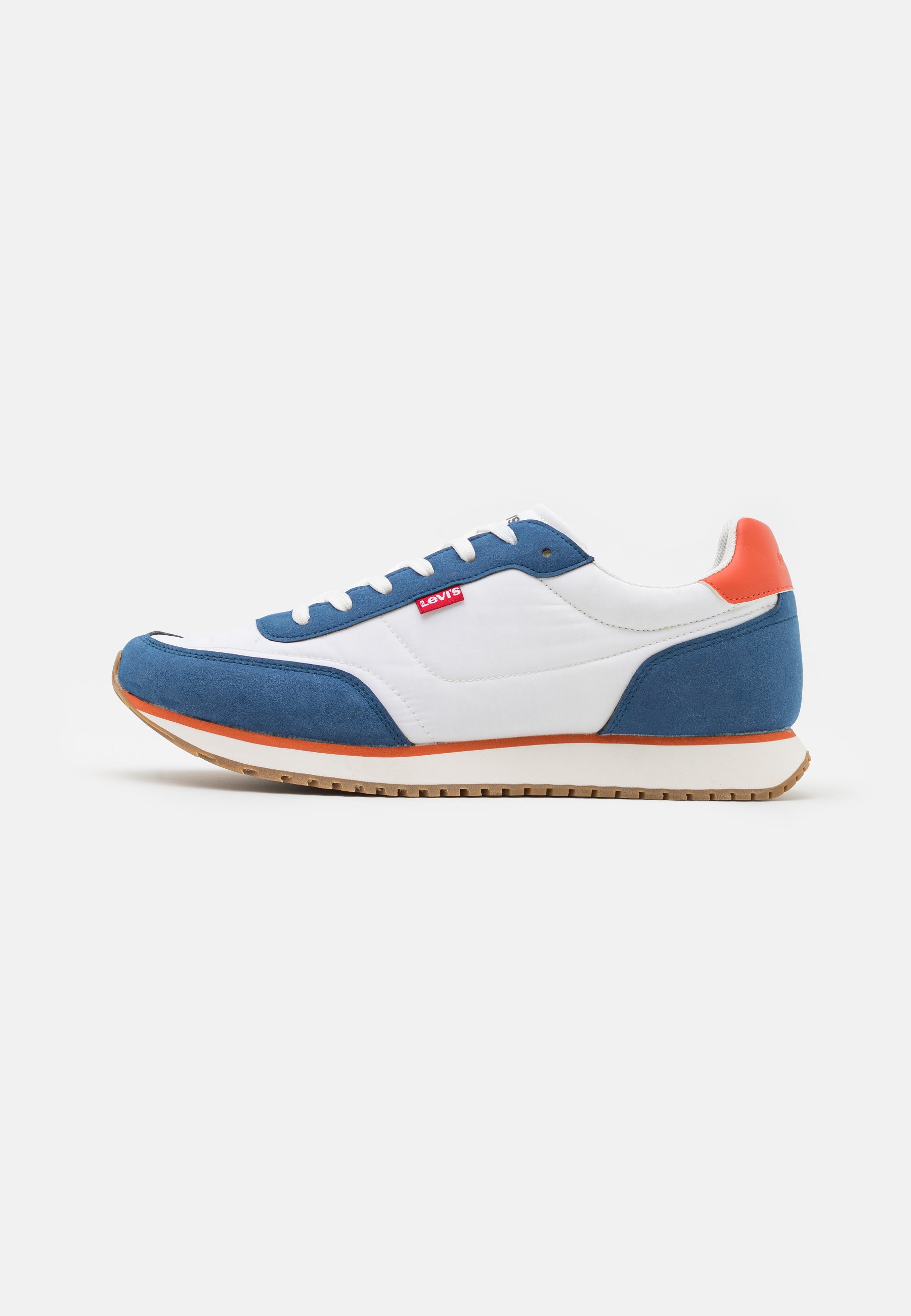 Levi's® STAG RUNNER - Trainers - regular white/dark blue