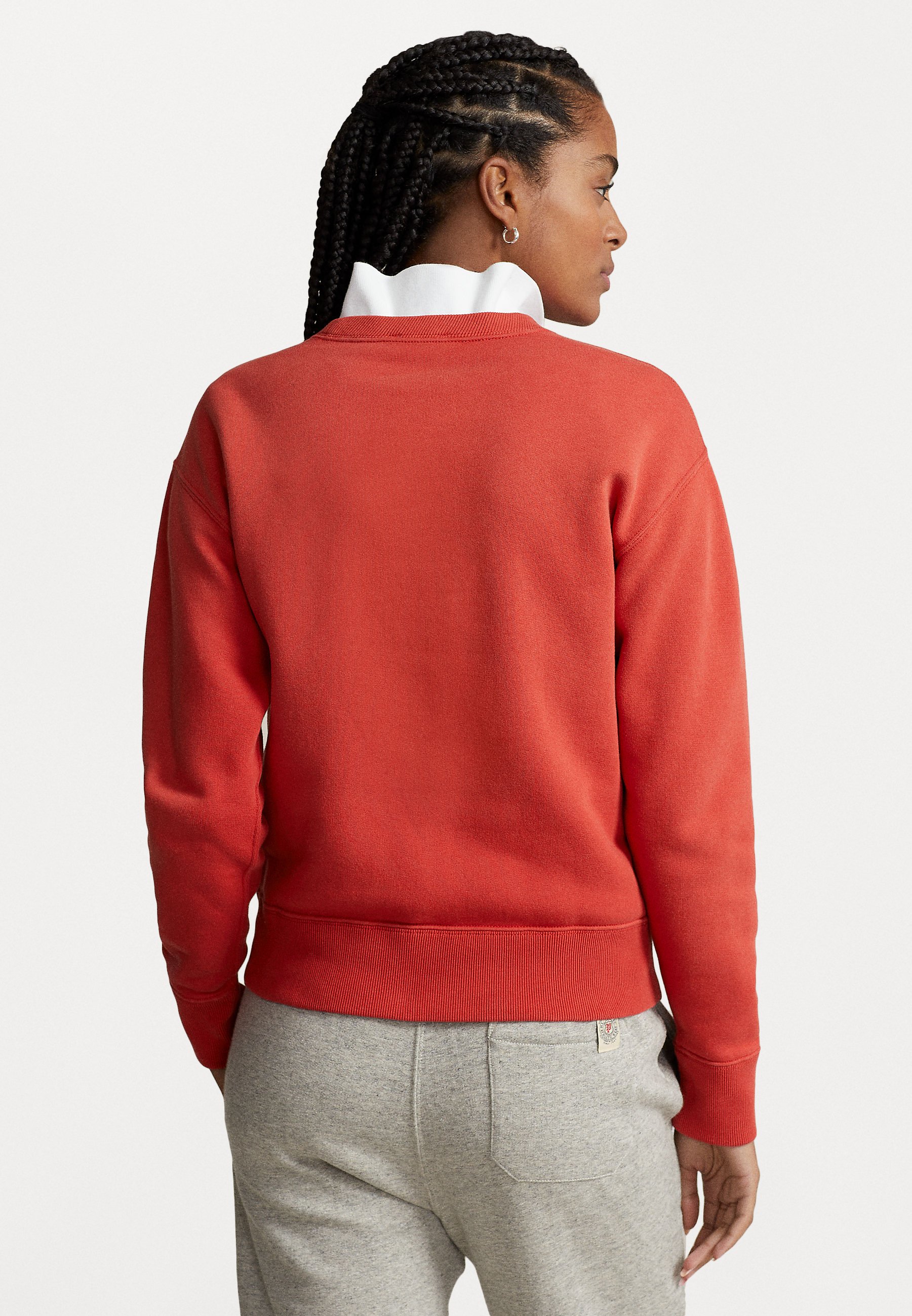 Polo Ralph Lauren BEAR LONG SLEEVE - Sweatshirt - faded red/red