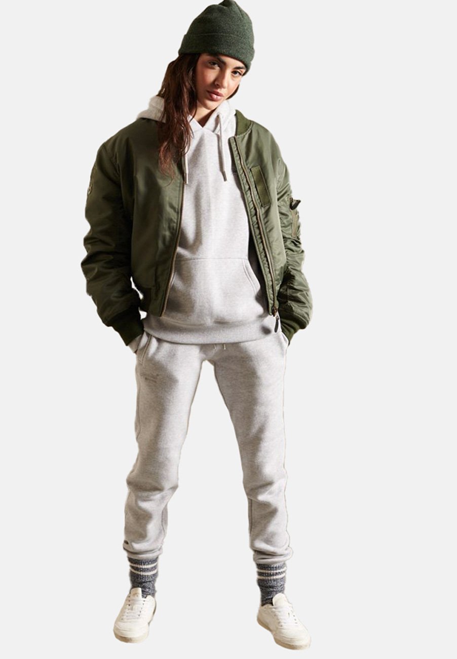 Superdry VINTAGE  - Hoodie - grey marl/grey