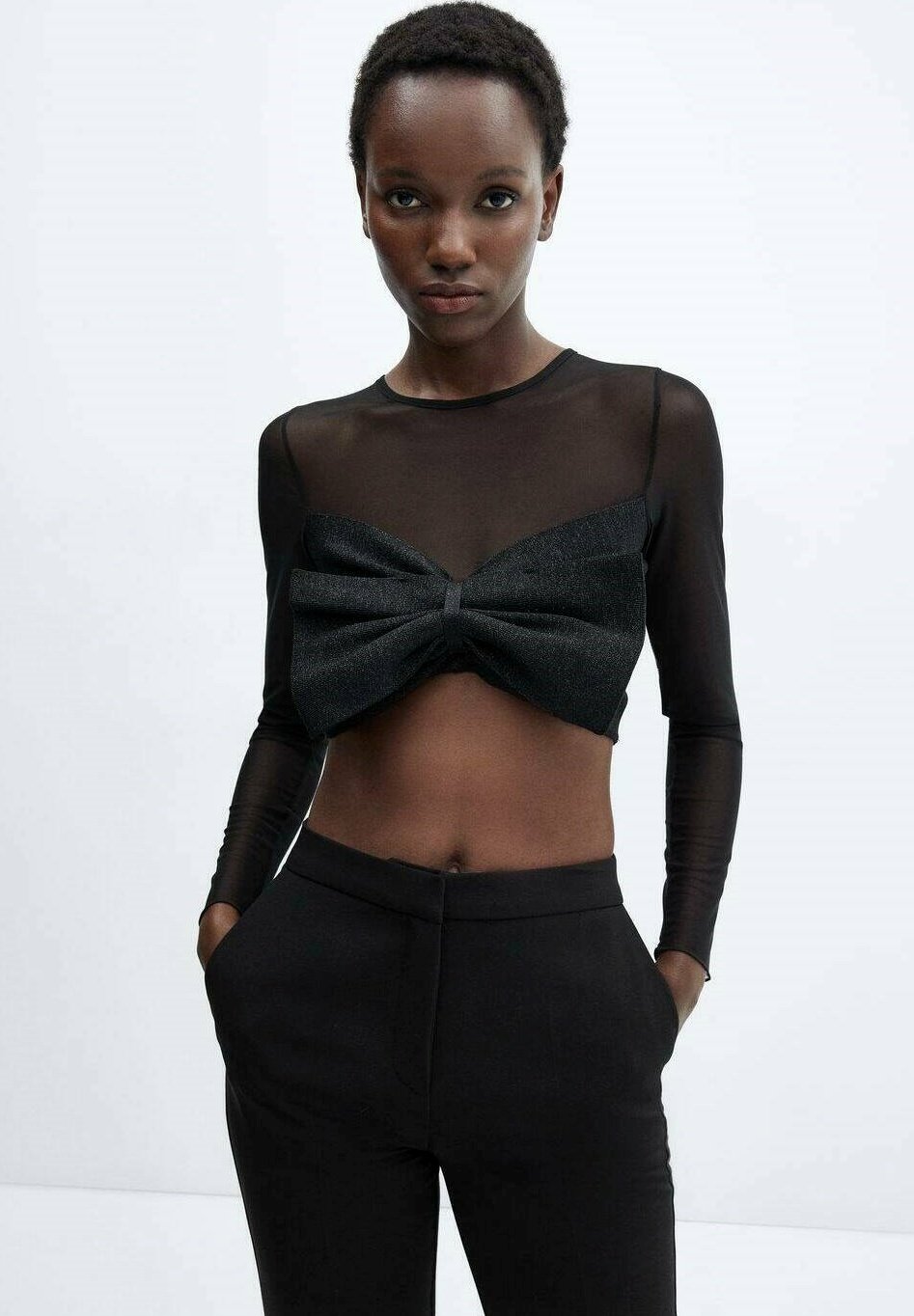 Mango LAZO - Blouse - noir/black