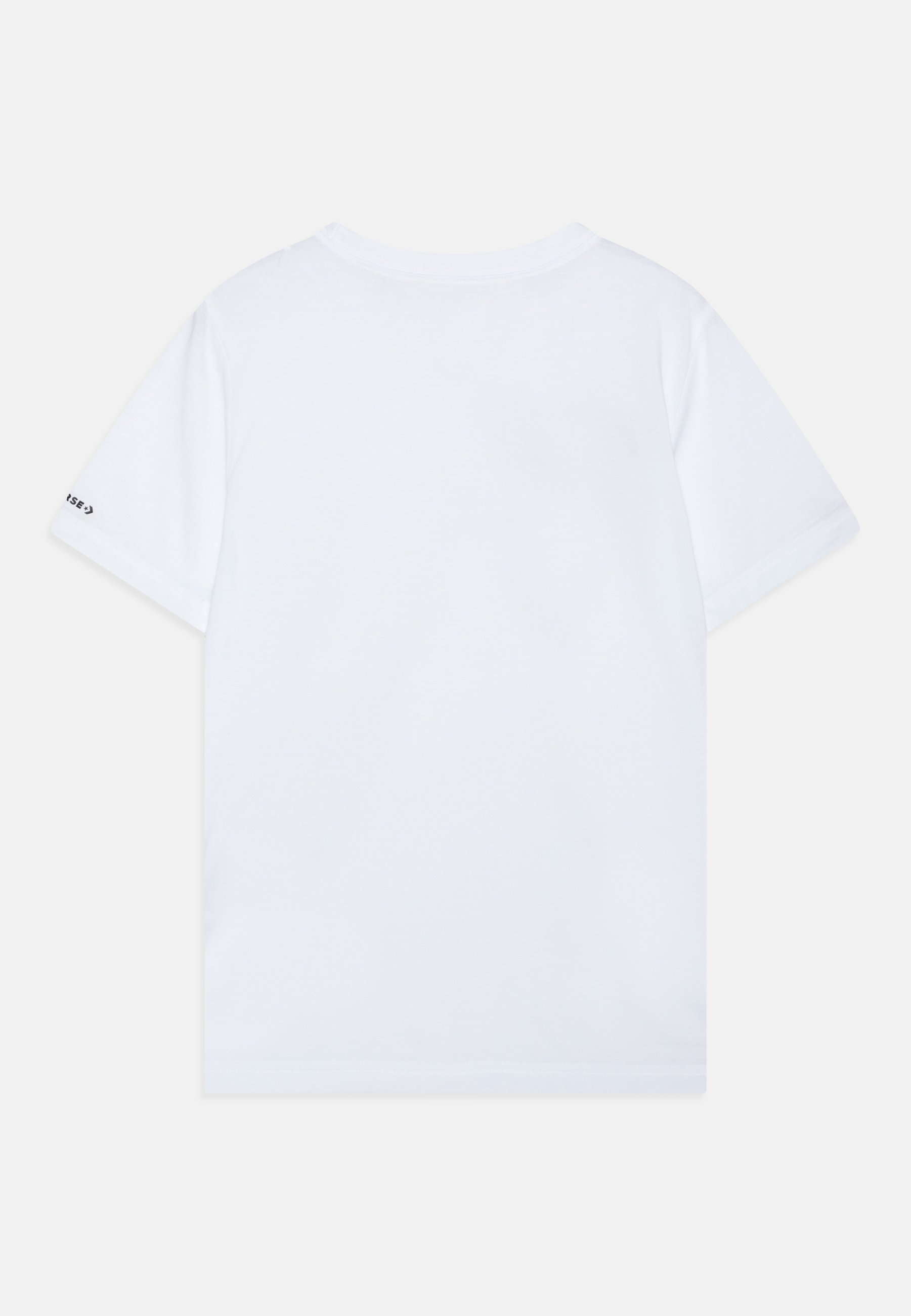 Converse WORDMARK CHEST STRIPE UNISEX - Print T-shirt - white
