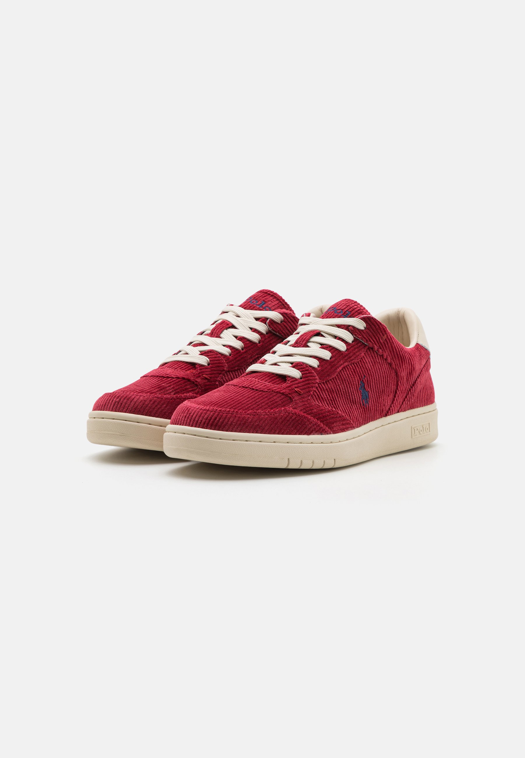 Polo Ralph Lauren LUX LACE UNISEX - Trainers - holiday red/bordeaux
