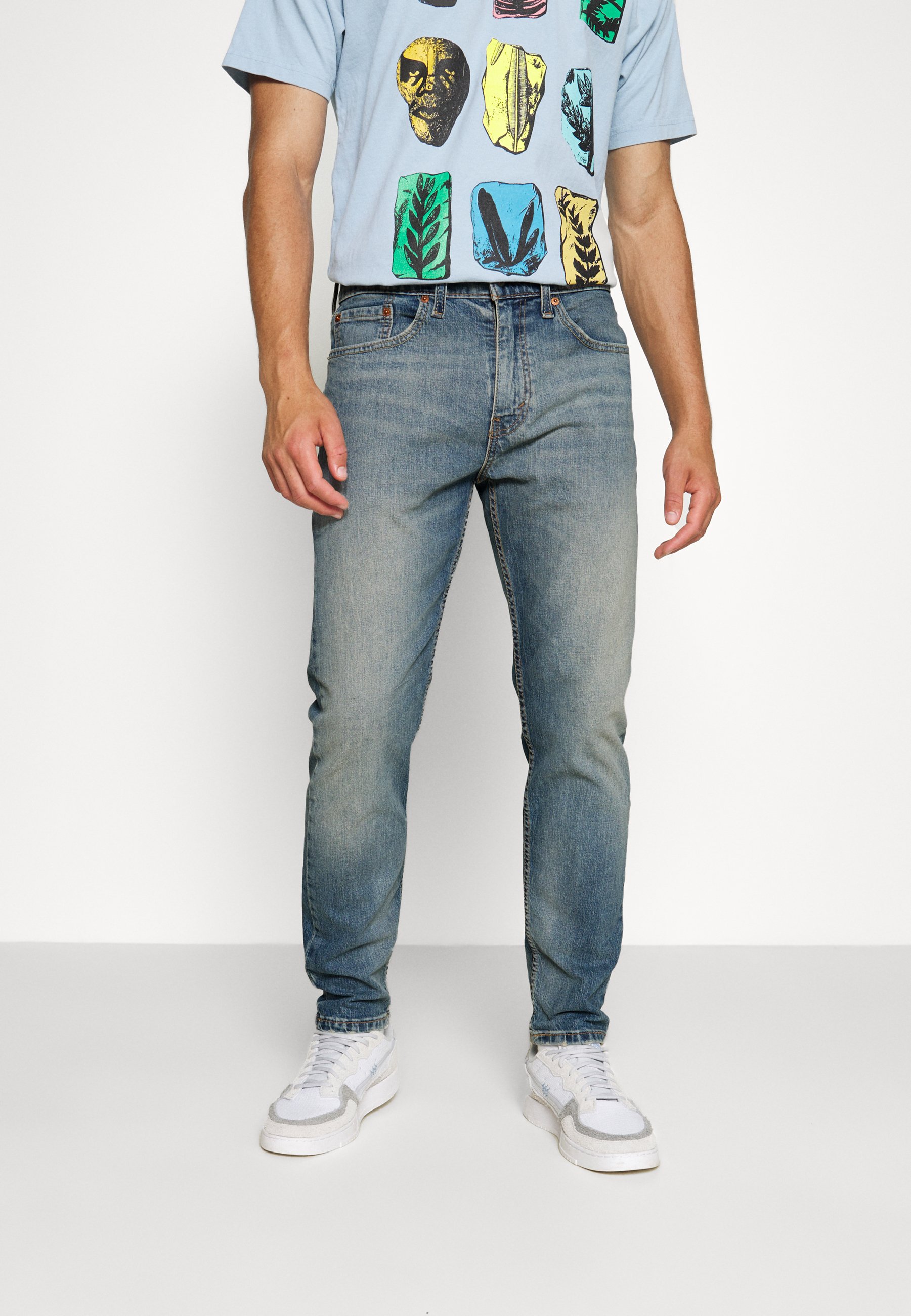 Levi's® 502™ TAPER HI BALL - Slim fit jeans - northern spotted/blue denim