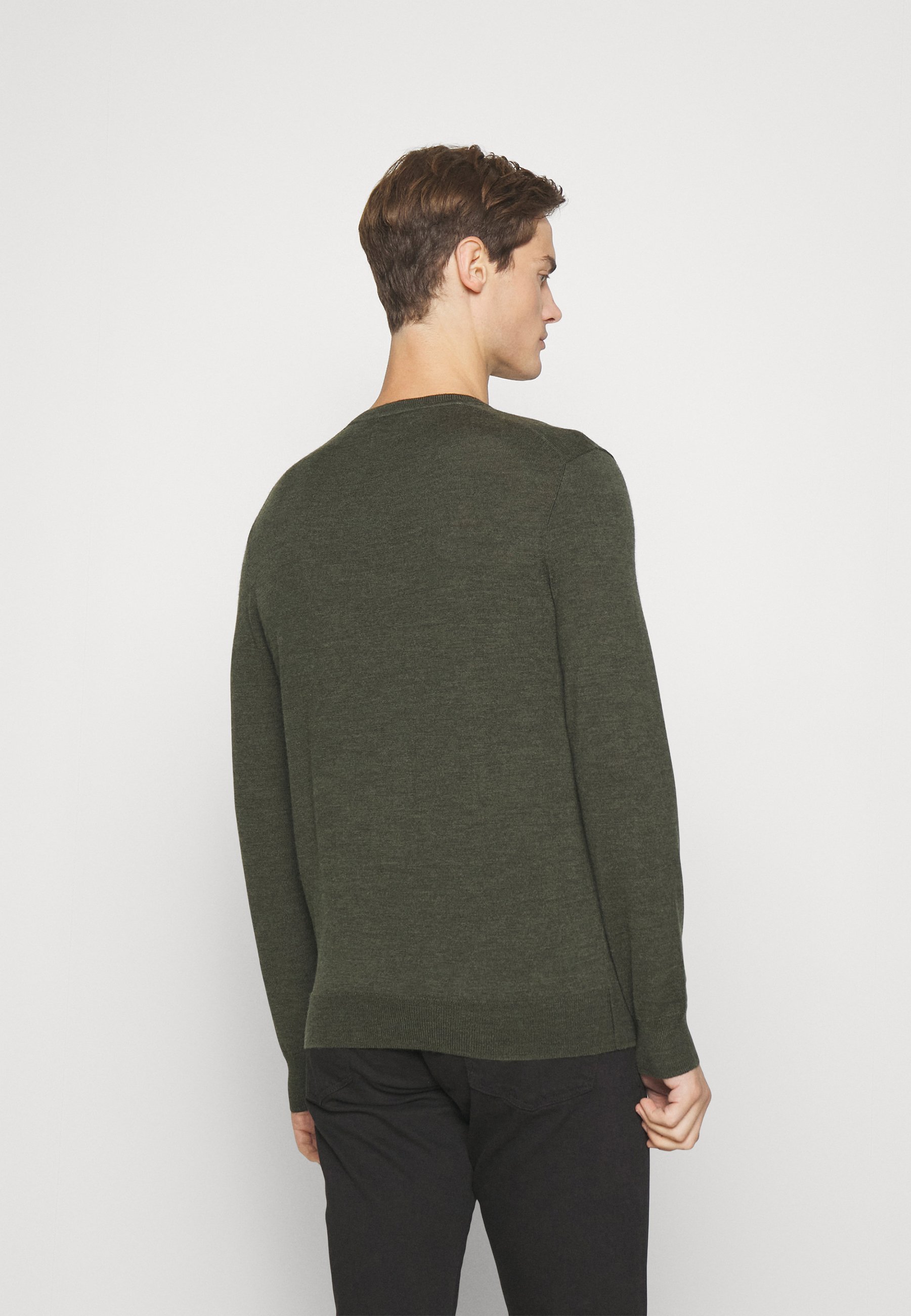 Polo Ralph Lauren LONG SLEEVE - Jumper - olive heather/olive