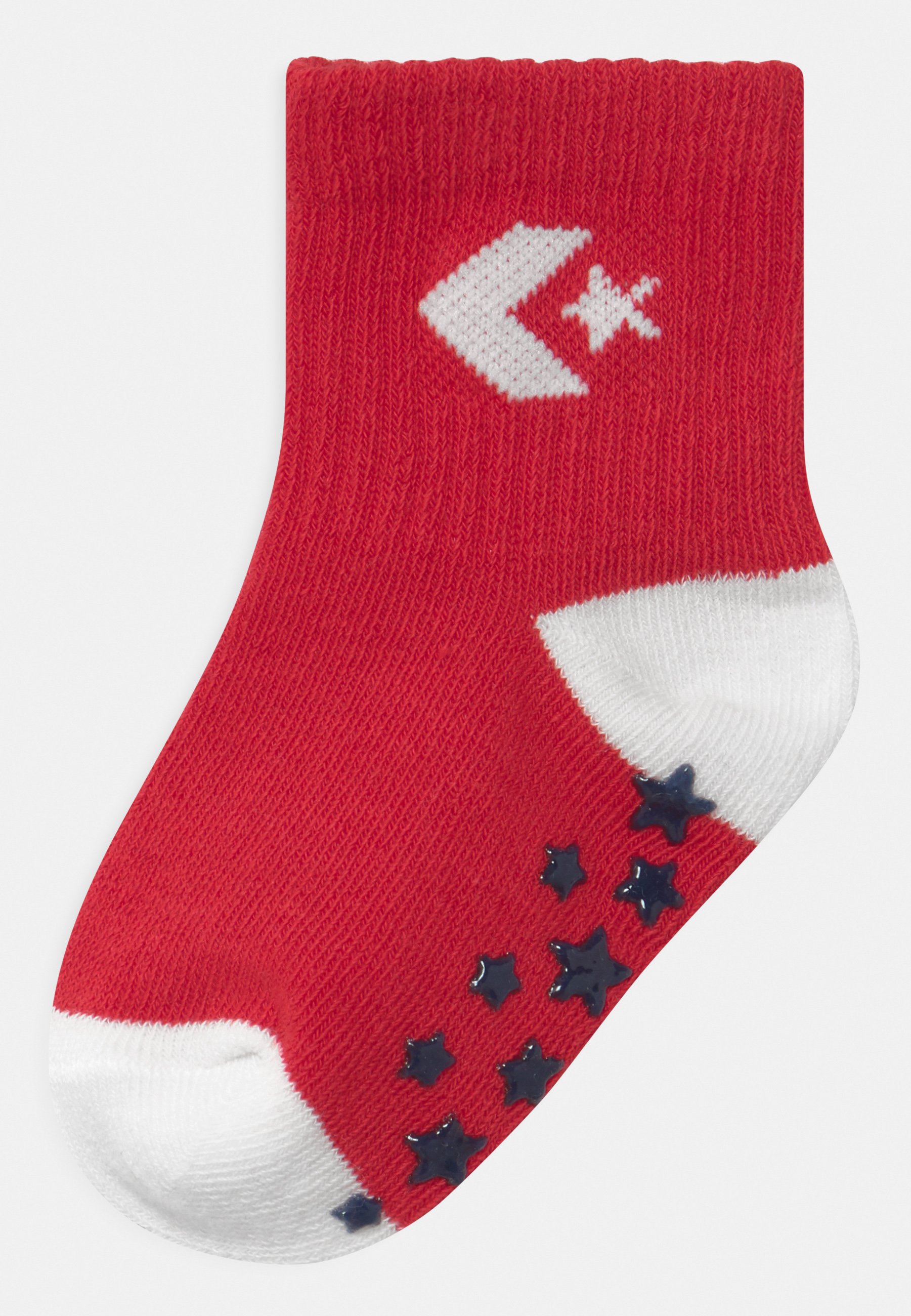 Converse CONVERSE LOGO INFANT TODDLER QUARTER 3 PACK UNISEX - Socks - enamel red/red
