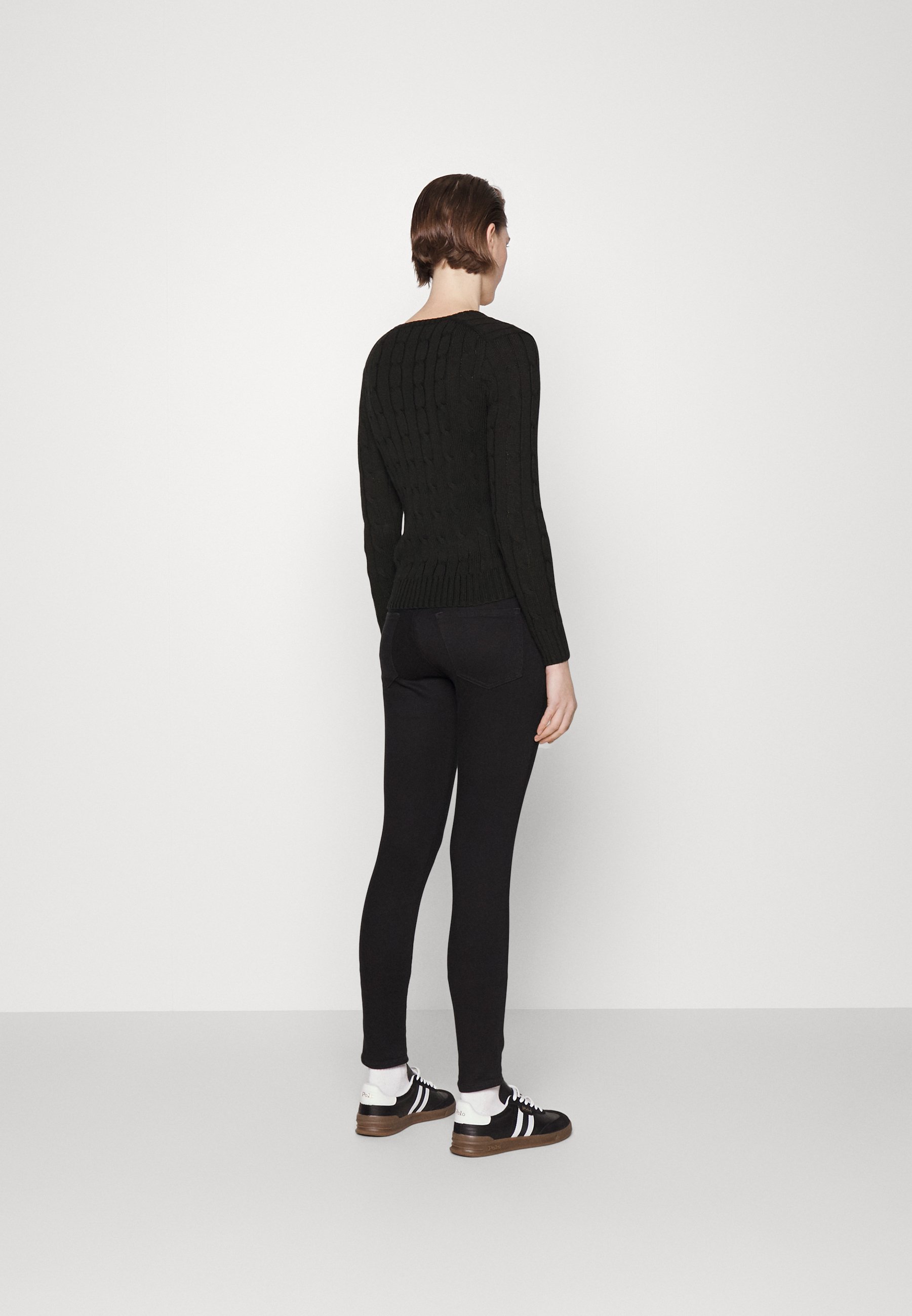 Polo Ralph Lauren KIMBERLY LONG SLEEVE - Jumper - black