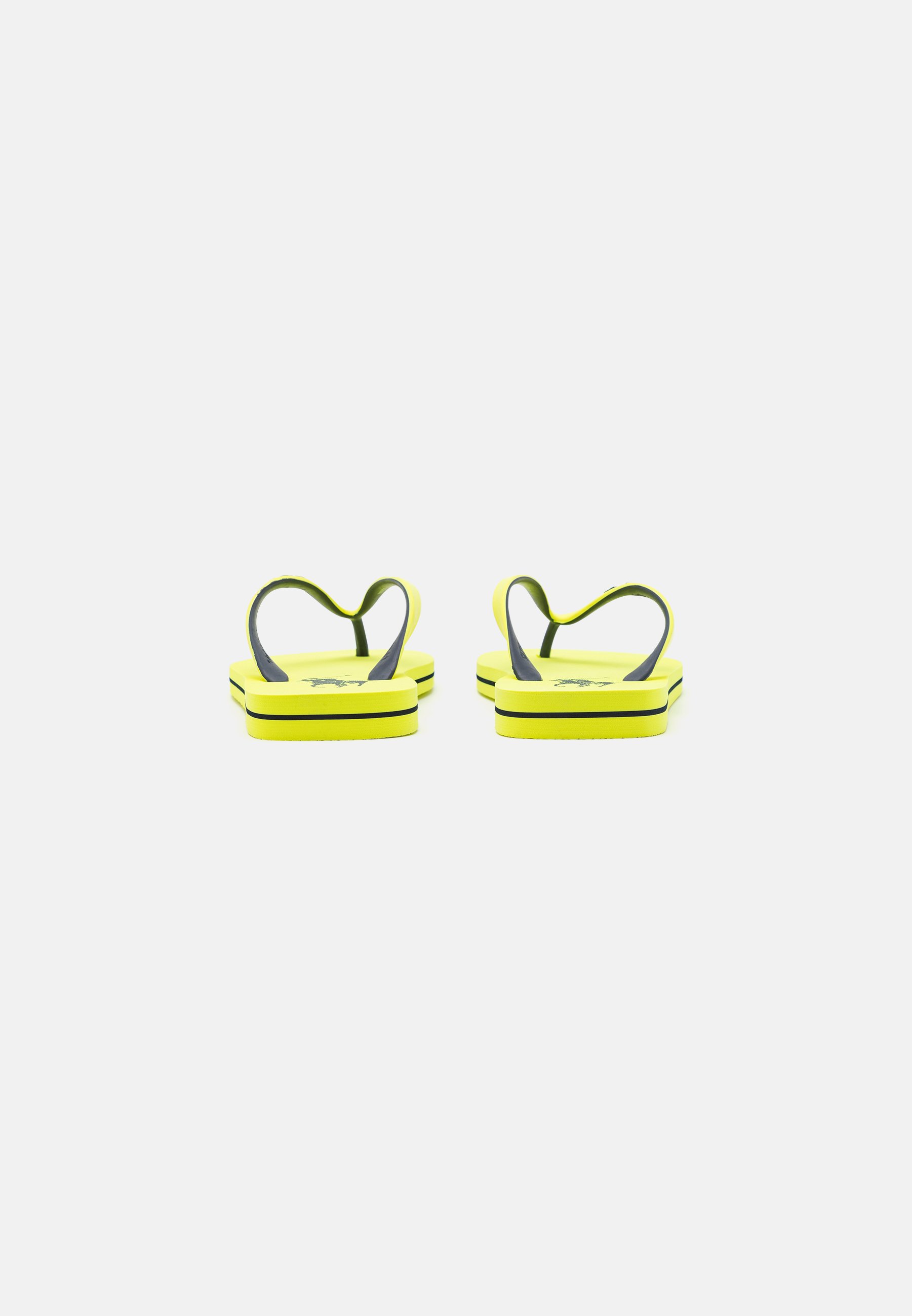 Polo Ralph Lauren BOLT UNISEX - Pool shoes - safety yellow/navy/yellow
