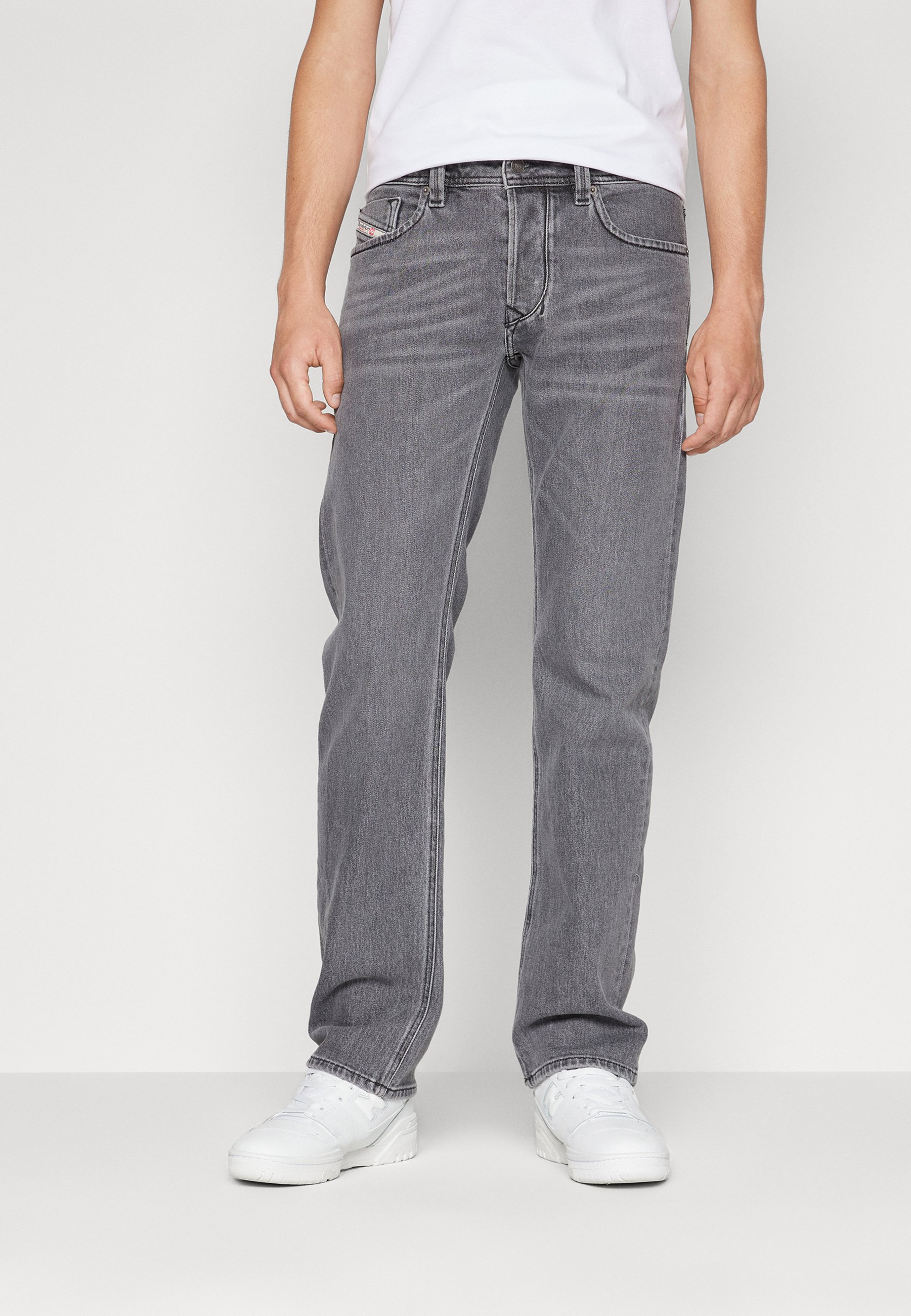 Diesel LARKEE - Straight leg jeans - 808N/grey denim