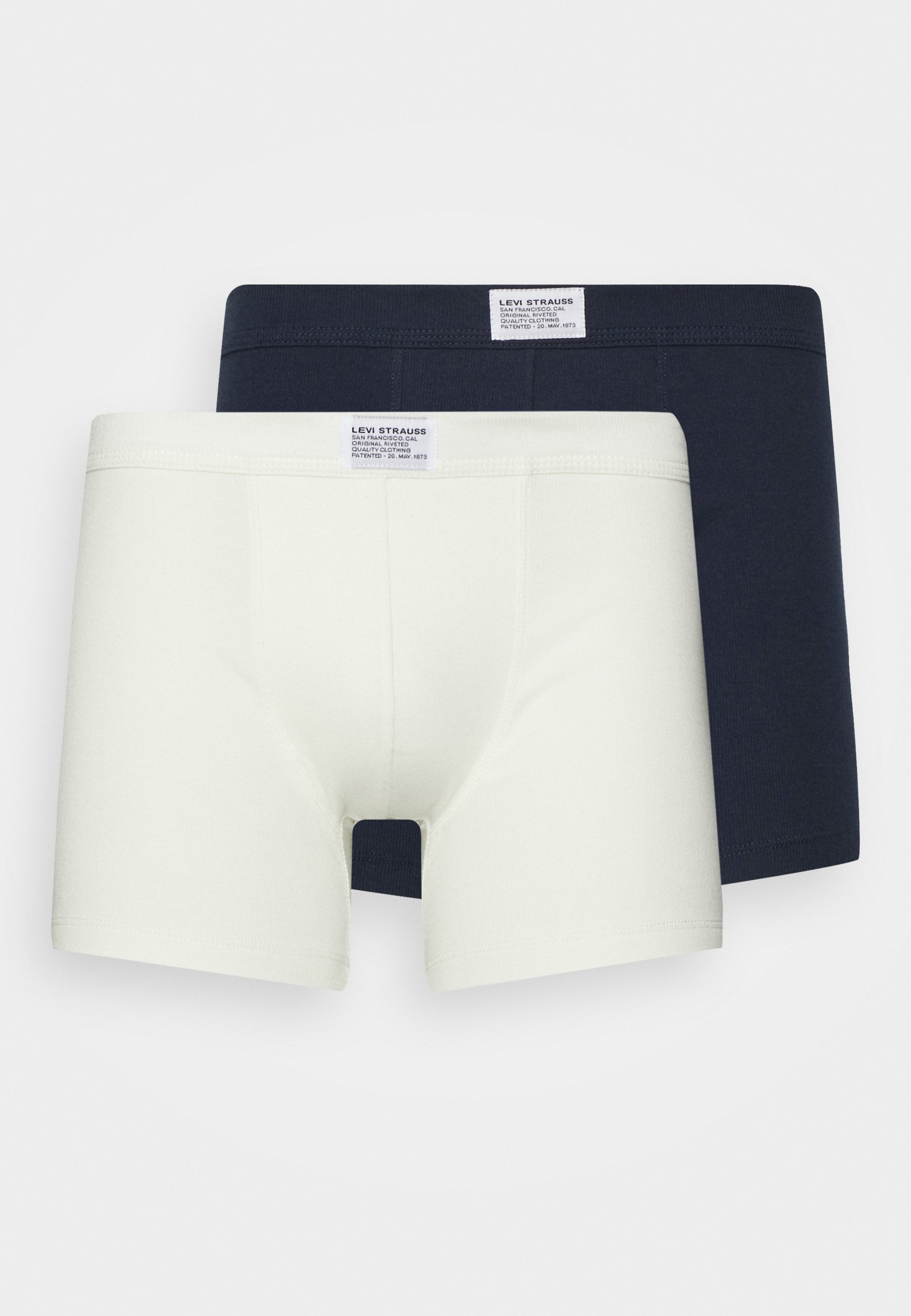 Levi's® LEVIS MEN BOXER BRIEF 2PACK - Pants - marshmallow/dark blue