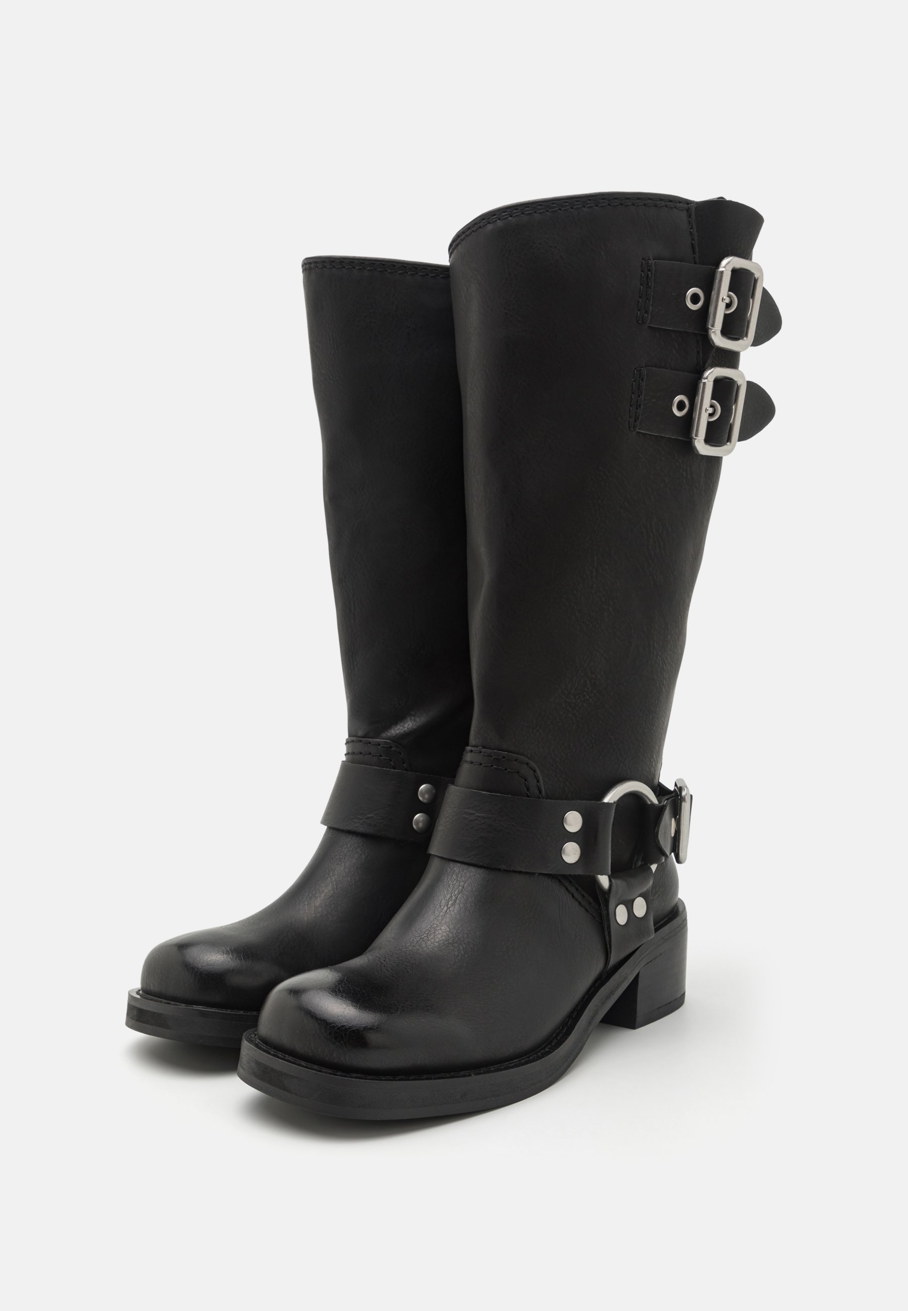 Steve Madden EASTERN - Cowboy/Biker boots - black