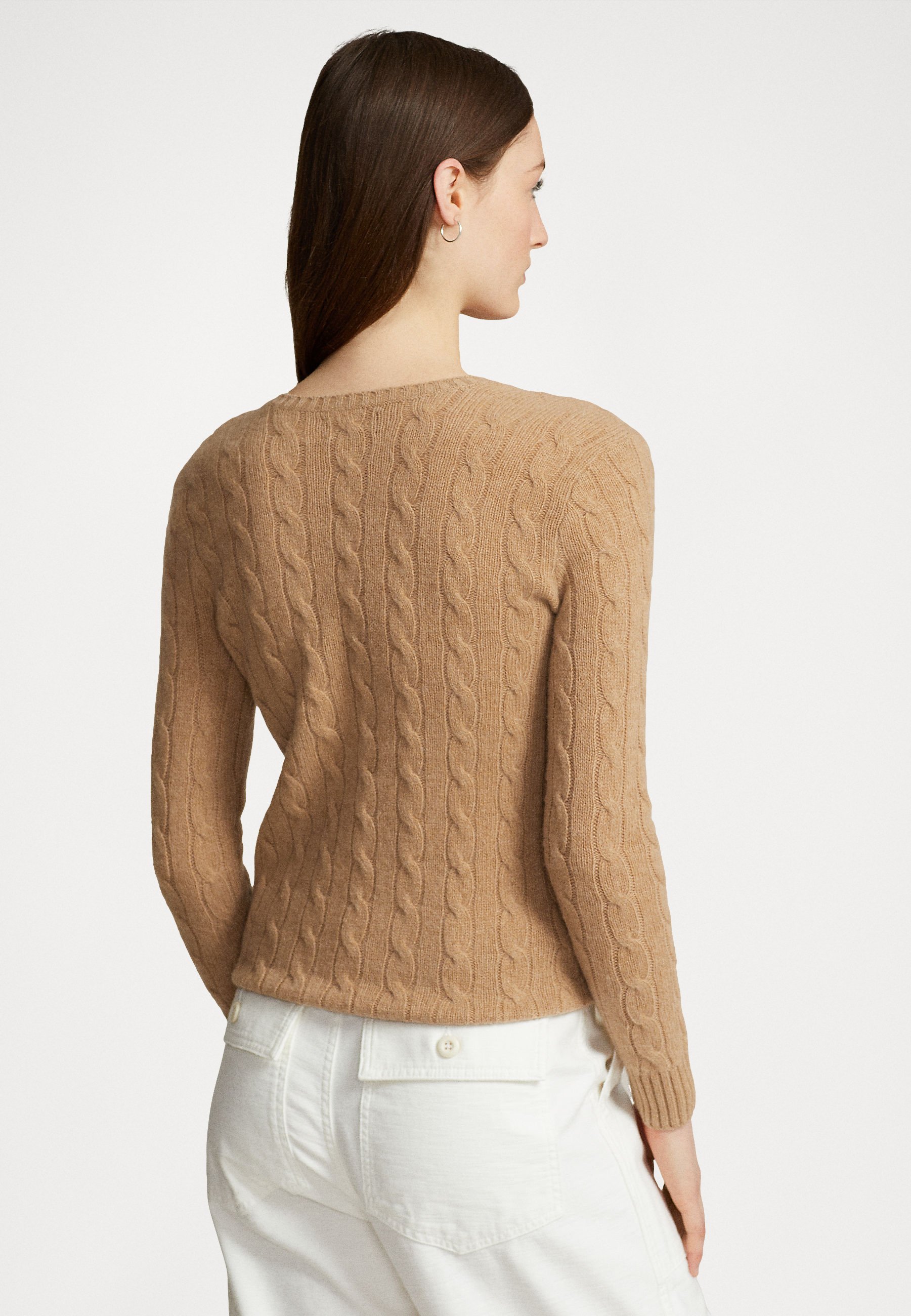 Polo Ralph Lauren KIMBERLY LONG SLEEVE - Jumper - collection camel melange/camel