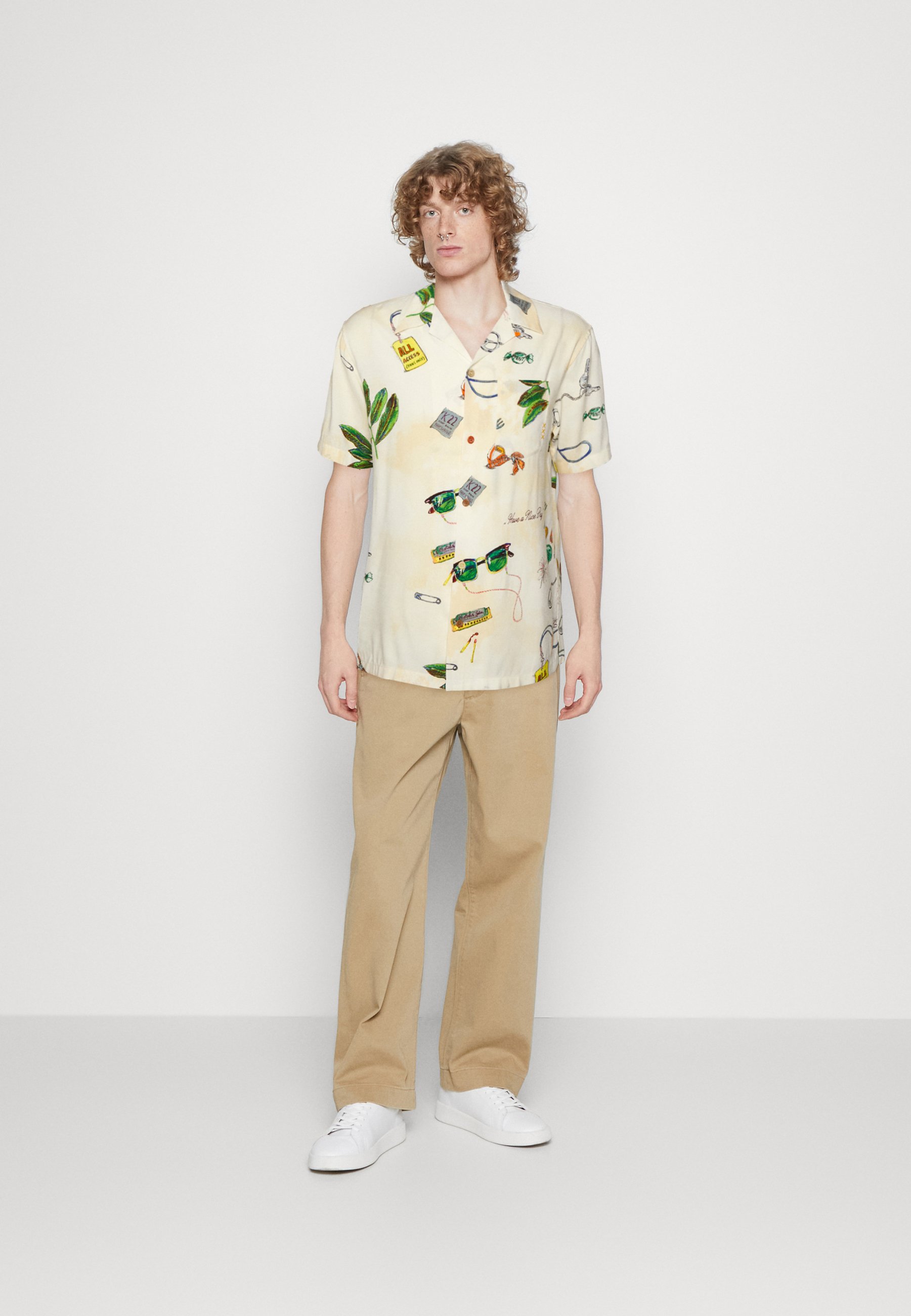 Scotch & Soda HAWAII - Shirt - off-white
