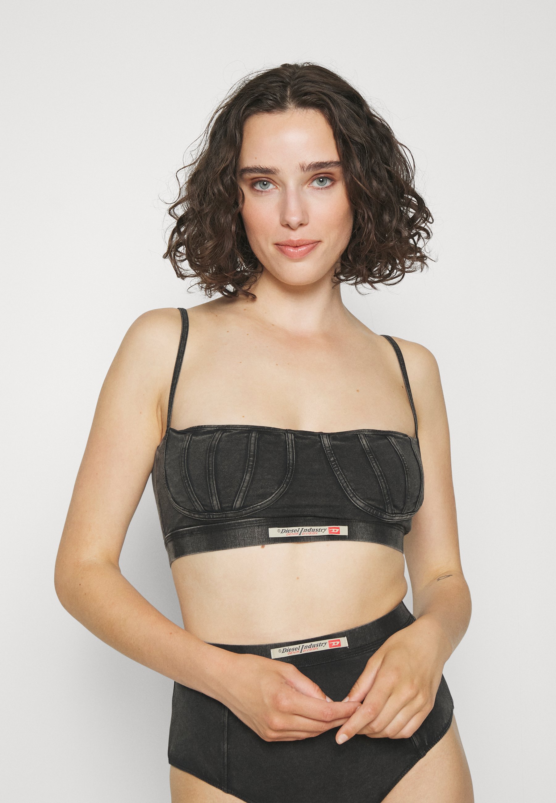 Diesel BULKY - Bustier - black/grey/black