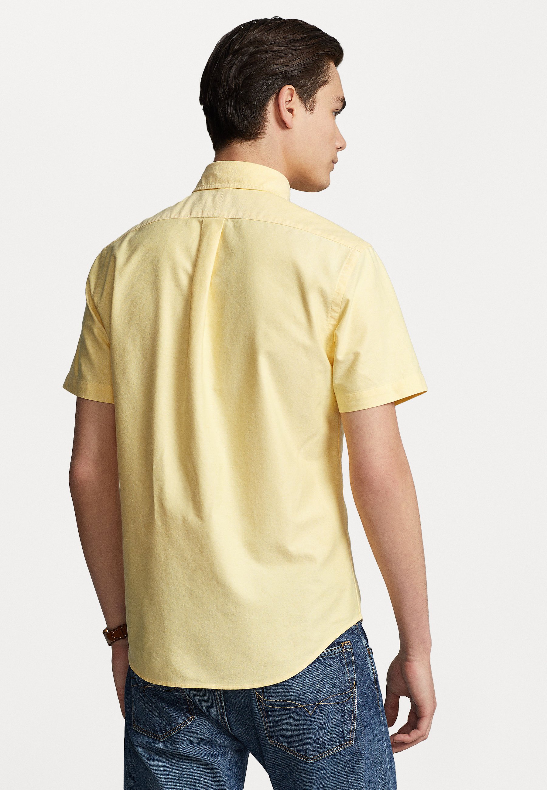 Polo Ralph Lauren SHORT SLEEVE SPORT SHIRT - Shirt - yellow oxford/yellow