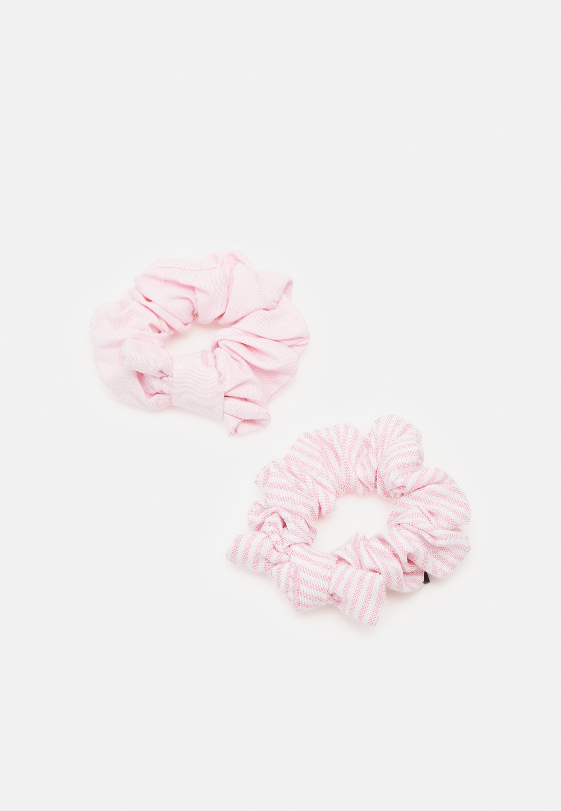 Polo Ralph Lauren BOW SCRUNCHIE 2 PACK - Hair styling accessory - carmel pink/pink