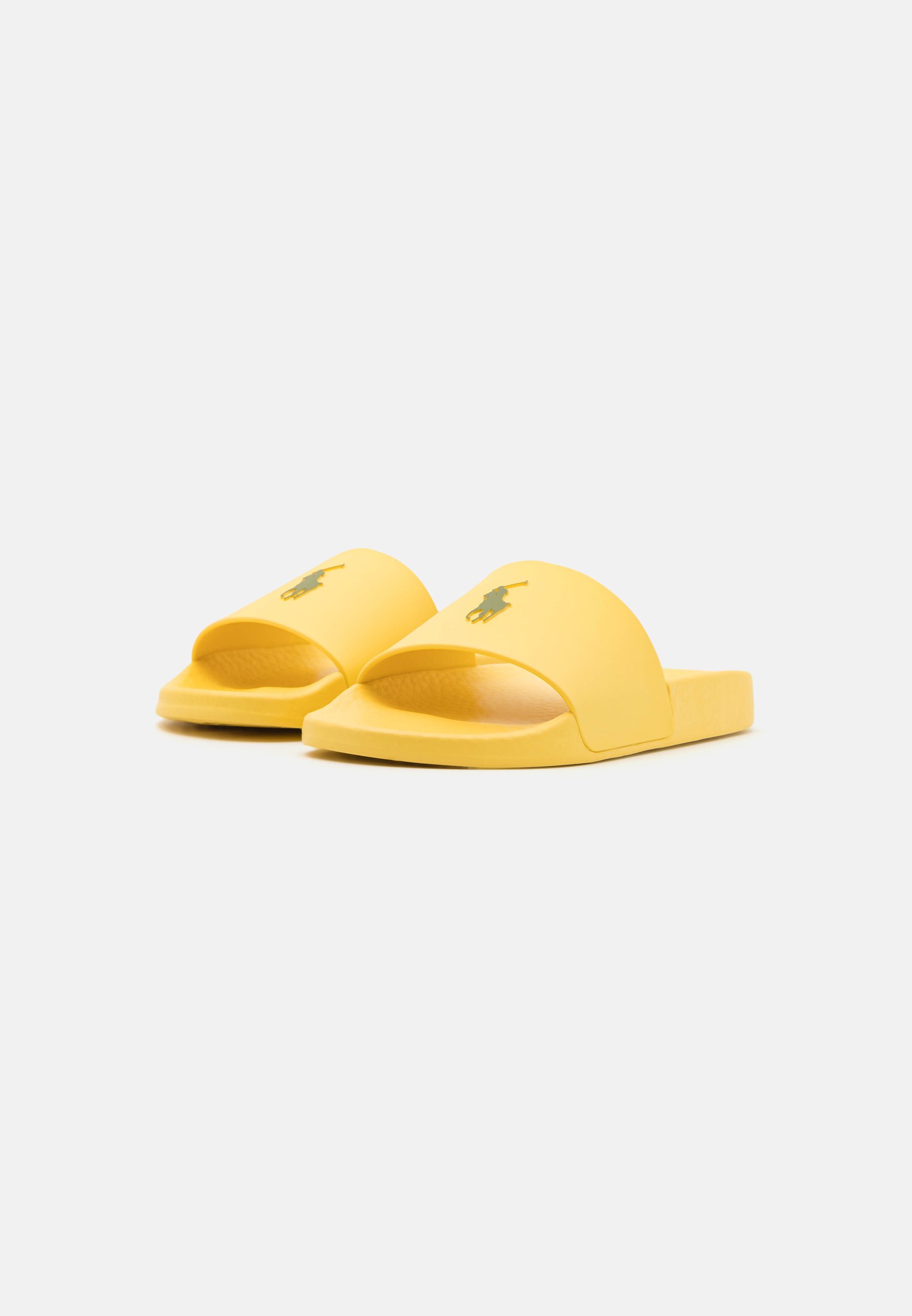 Polo Ralph Lauren UNISEX - Pool slides - fall yellow/heritage royal/yellow