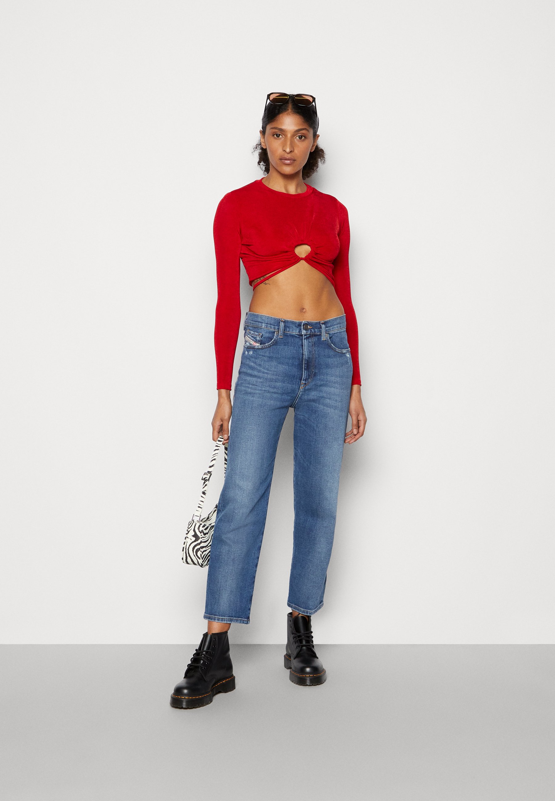 Diesel 2016 AIR - Straight leg jeans - denim/blue-black denim