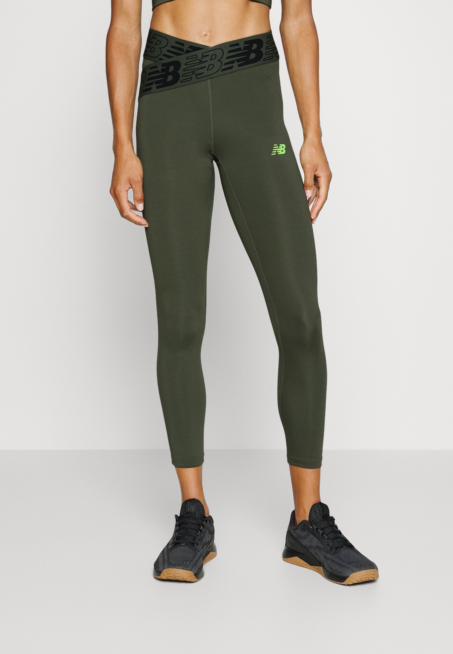 NB RELENTLESS - Leggings - deep olive green/olive
