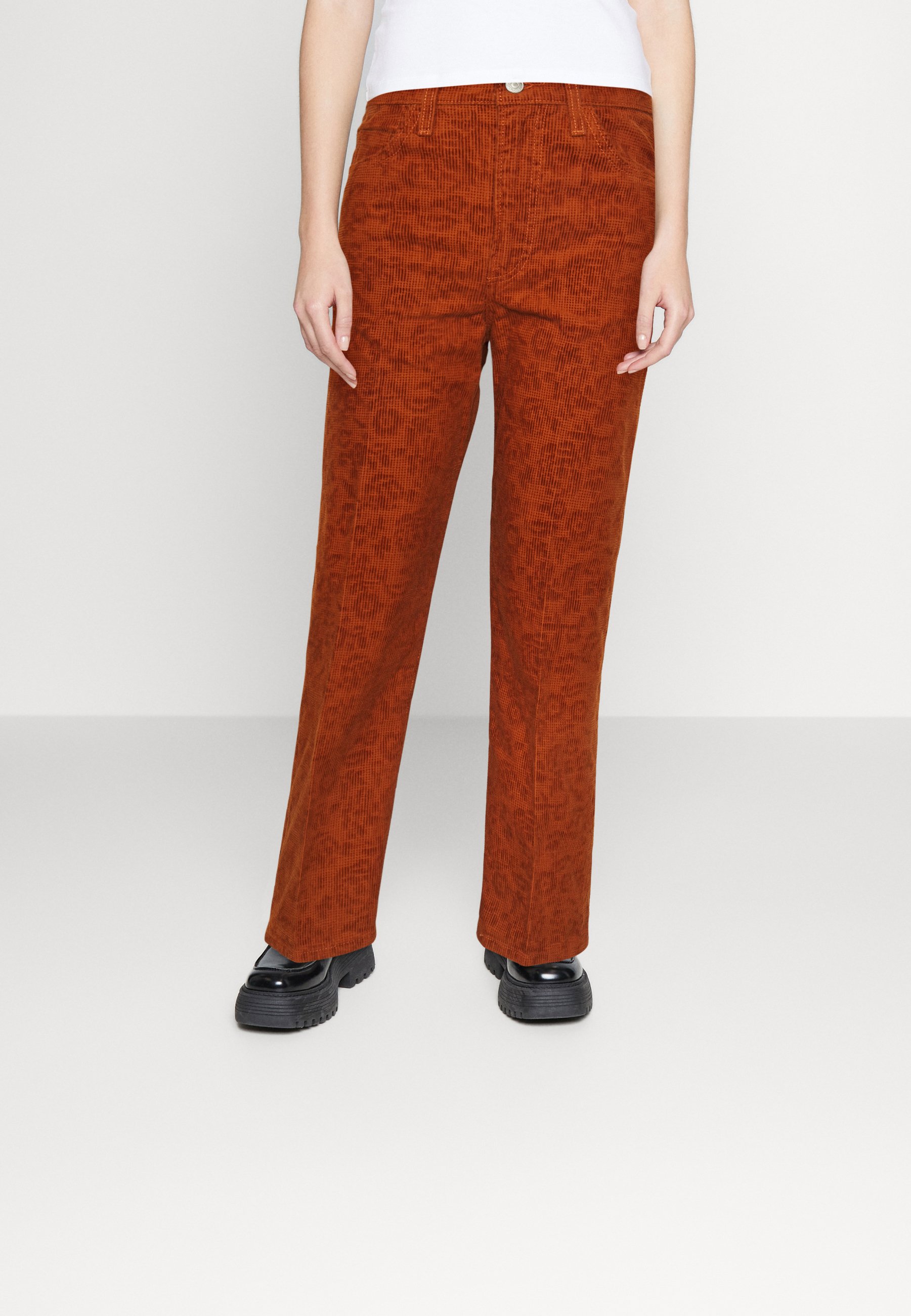 Levi's® CAGE STR ZIP ND - Trousers - ginger bread/brown