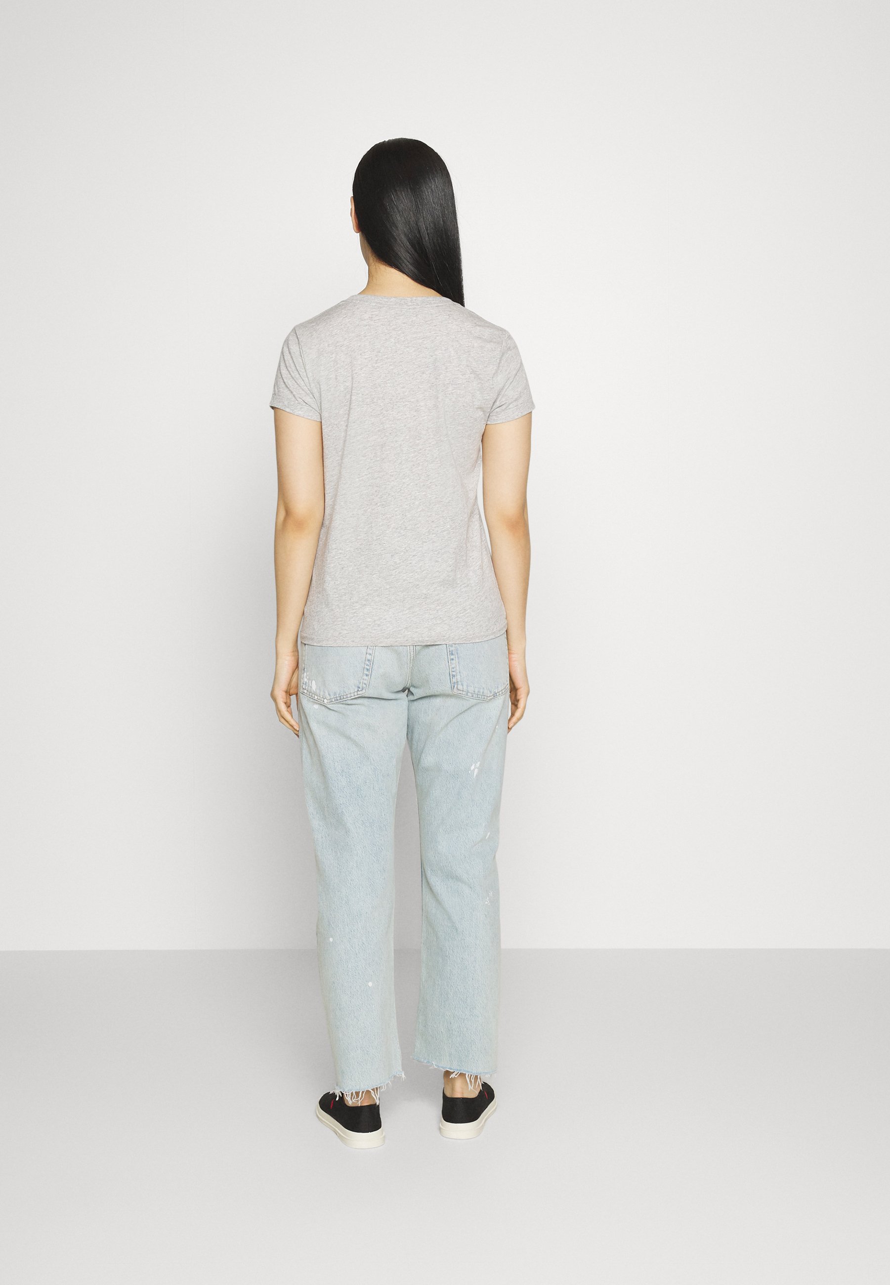 Polo Ralph Lauren TEE SHORT - Basic T-shirt - cobblestone heather/grey