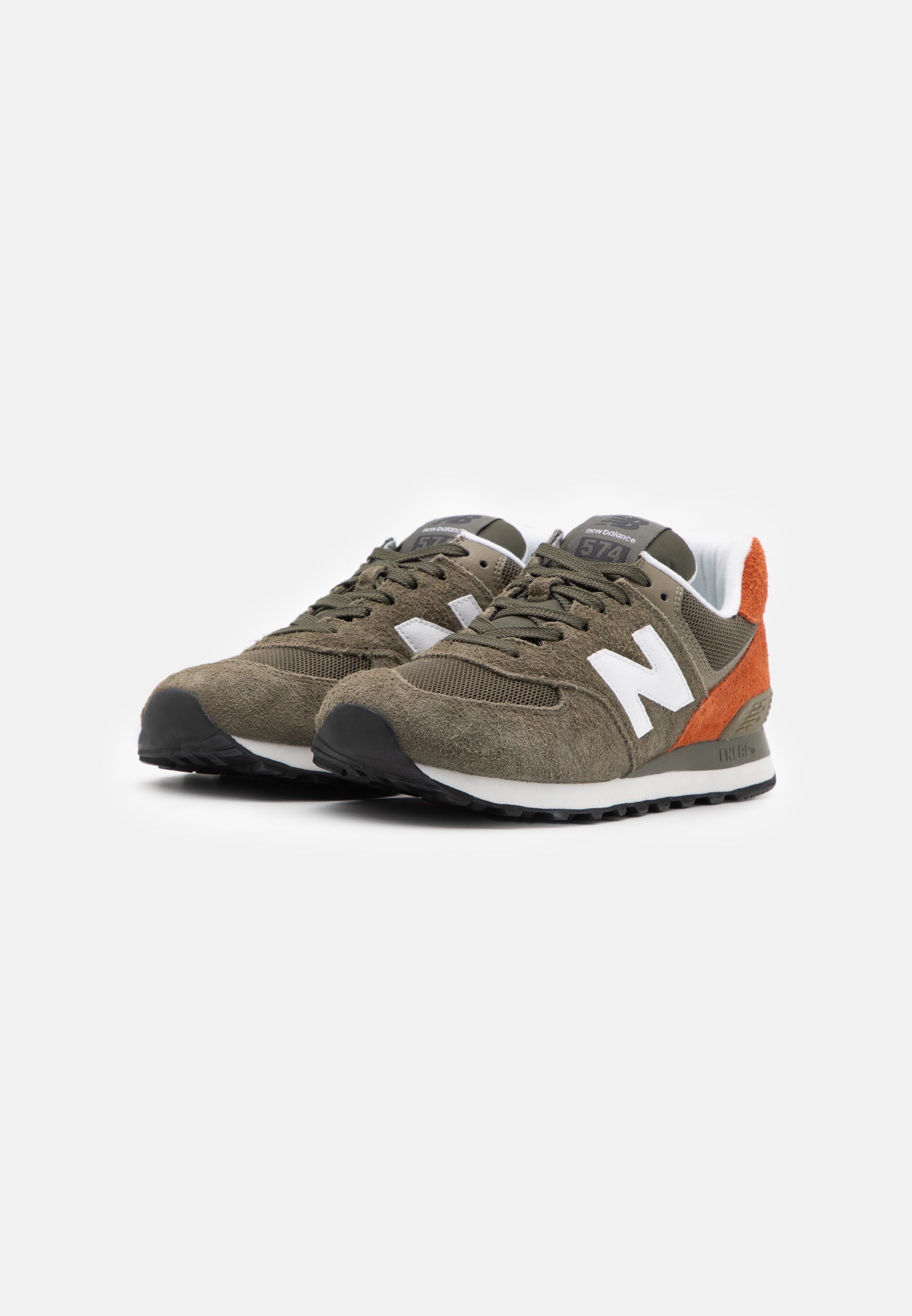 NB 574 UNISEX - Trainers - tobacco/olive