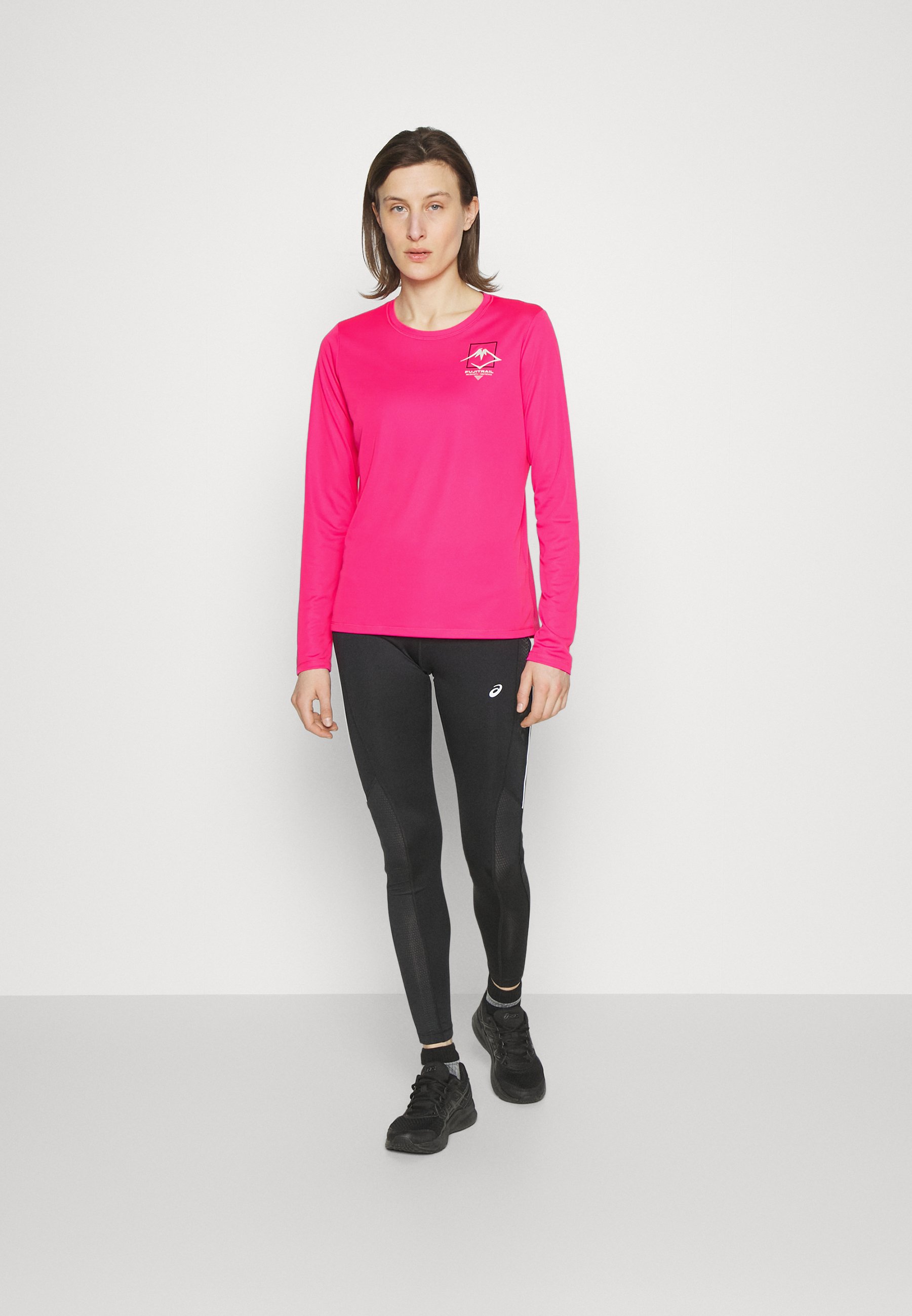 ASICS FUJITRAIL LOGO - Sports T-shirt - pink glo/pink