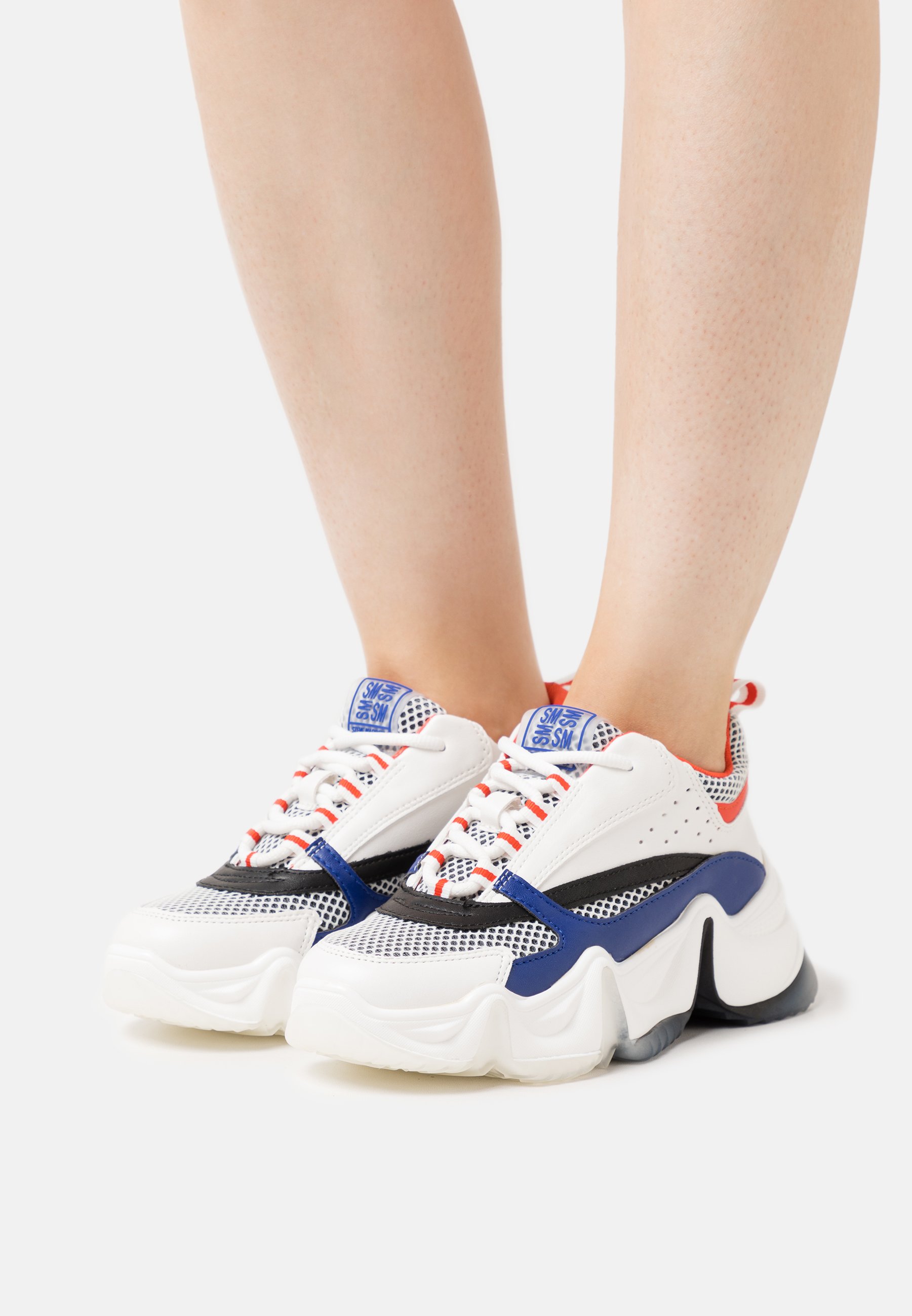 Steve Madden CITY SOUL - Trainers - orange/cobalt/orange