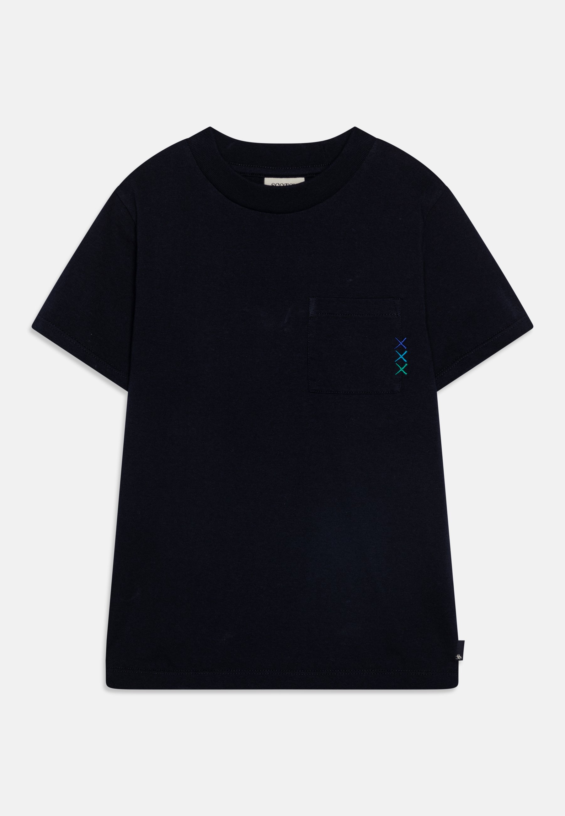 Scotch & Soda CONVERSION CHEST POCKET  - Basic T-shirt - night/dark blue