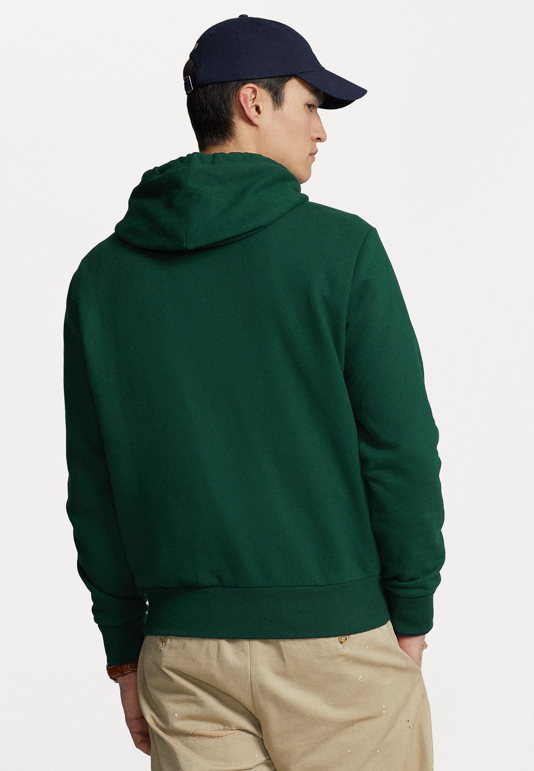 Polo Ralph Lauren HOOD LONG SLEEVE - Sweatshirt - hunt club green/green