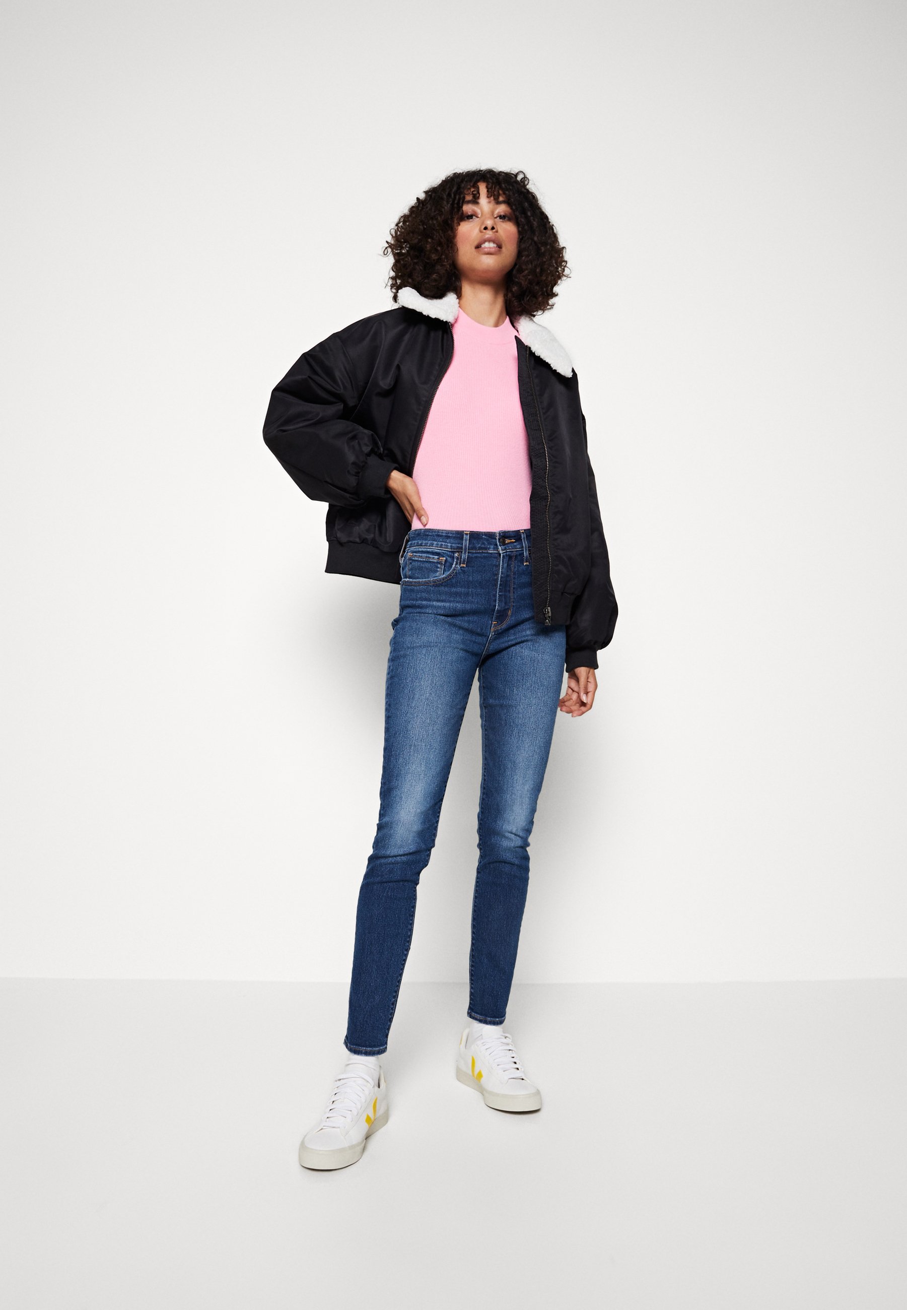 Levi's® ELISE RETRO BOMBER - Bomber Jacket - caviar/black