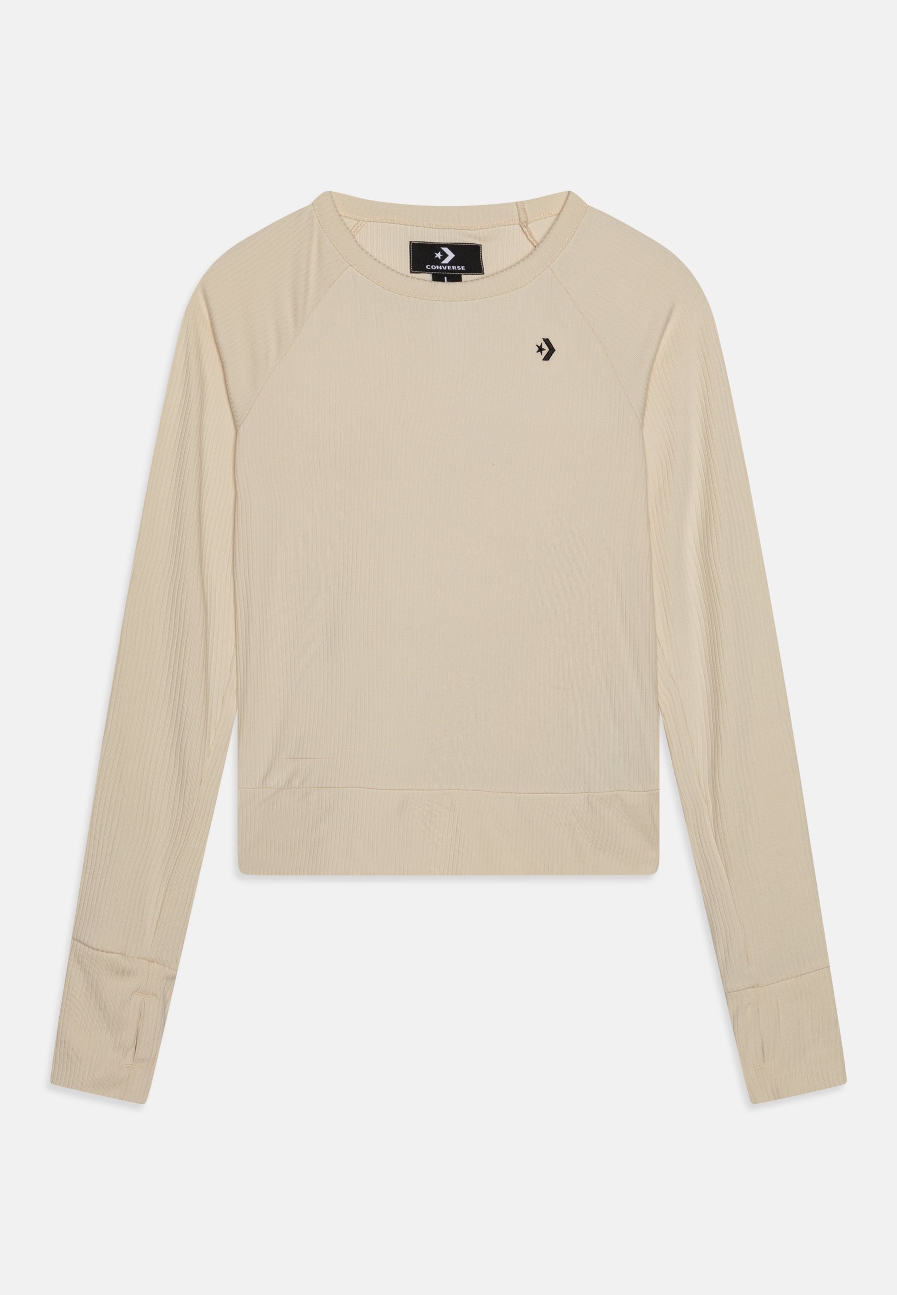 Converse LONG SLEEVE - Long sleeved top - natural ivory/off-white