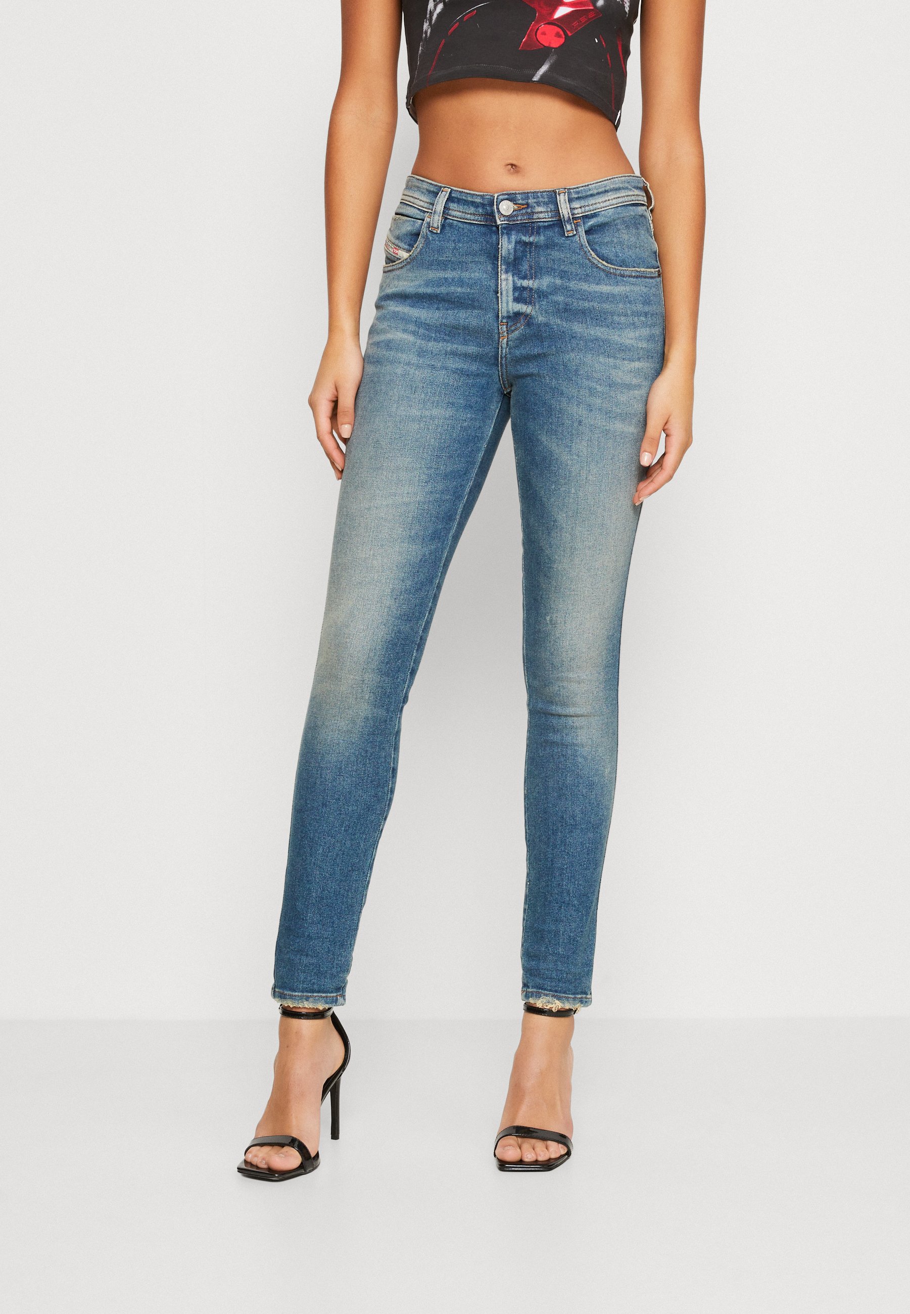 Diesel 2015 BABHILA - Jeans Skinny Fit - denim/blue denim
