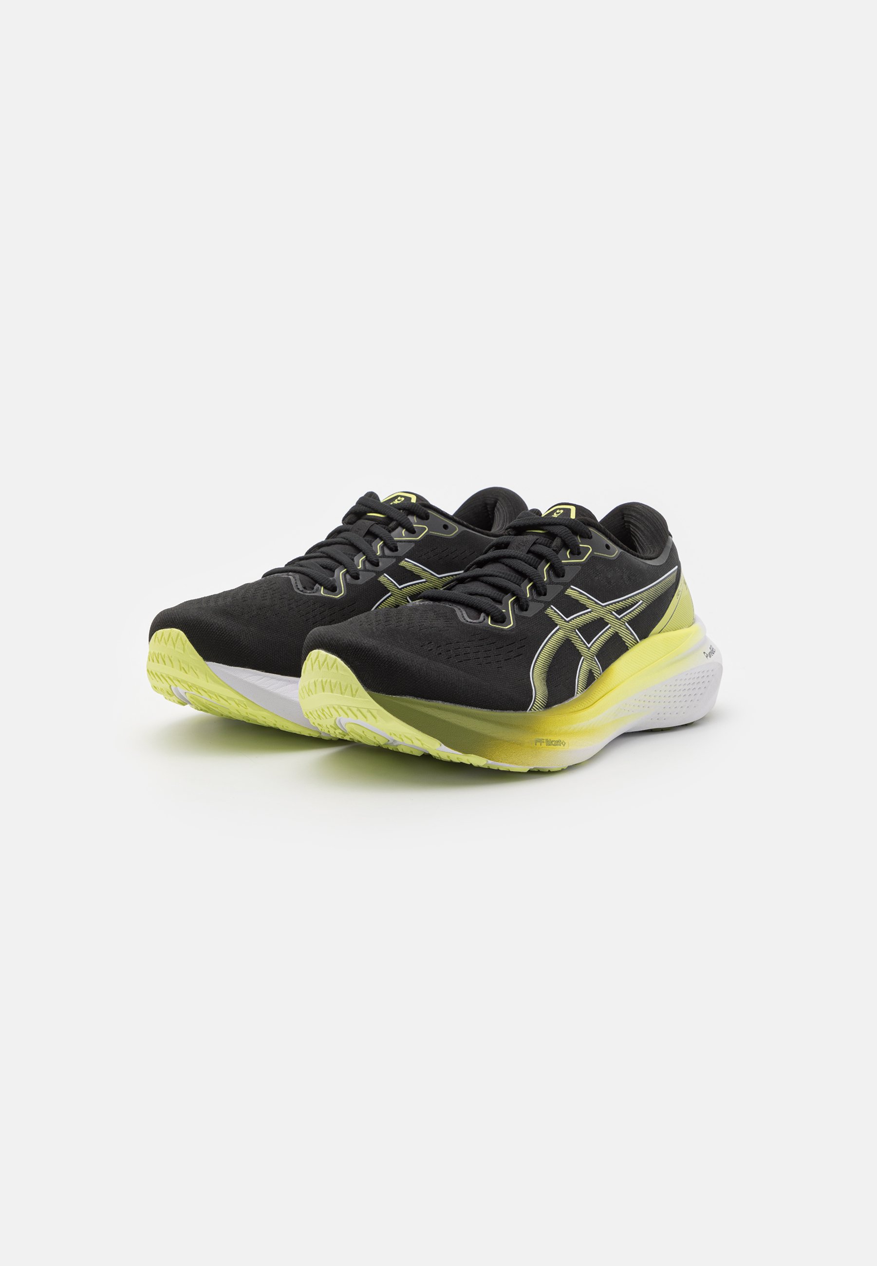 ASICS GEL-KAYANO 30 - Stabilty running shoes - black/glow yellow/black