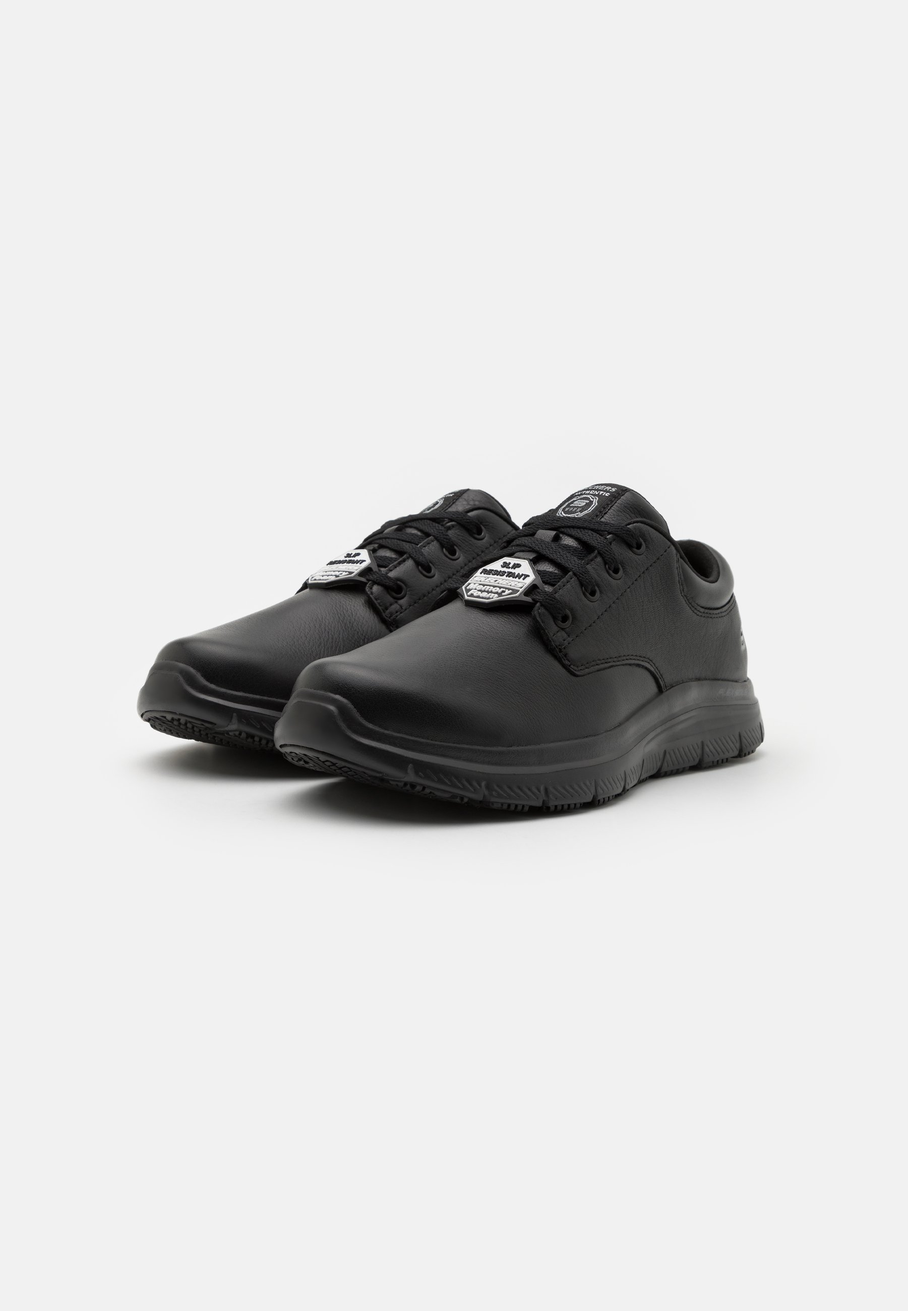 Skechers FLEX ADVANTAGE SR FOURCHE - Casual lace-ups - black