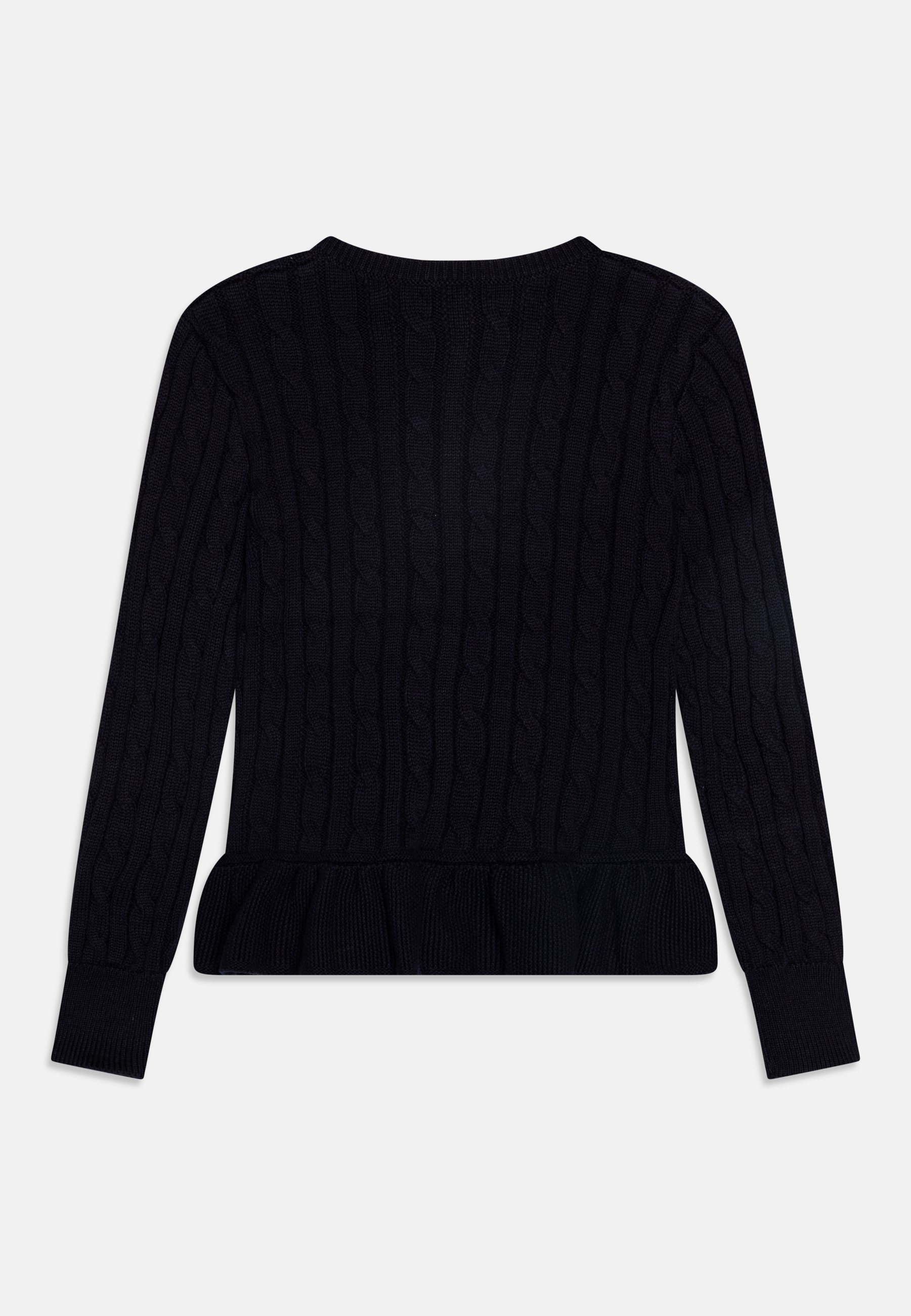 Polo Ralph Lauren PEPLUM - Cardigan - navy/classic wine/royal blue